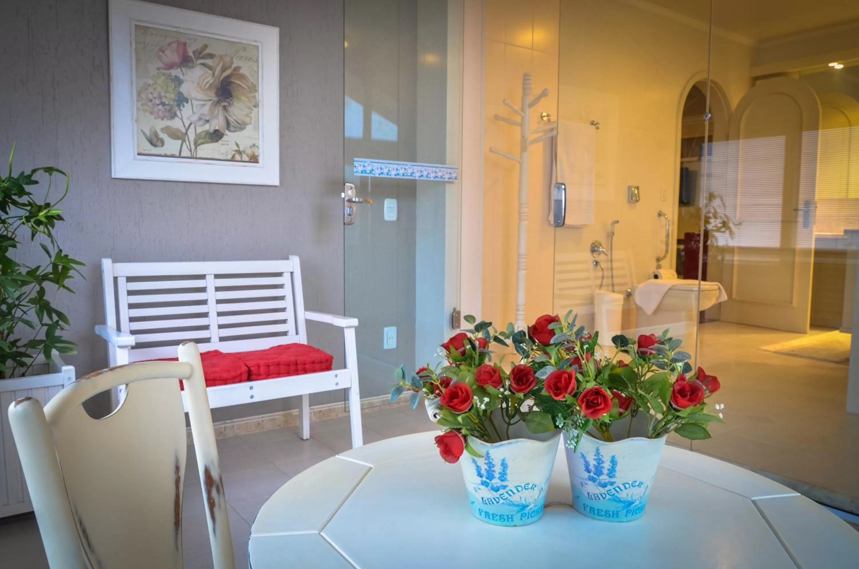 Communal lounge/ TV room in Doce Canela - Pousada de Charme