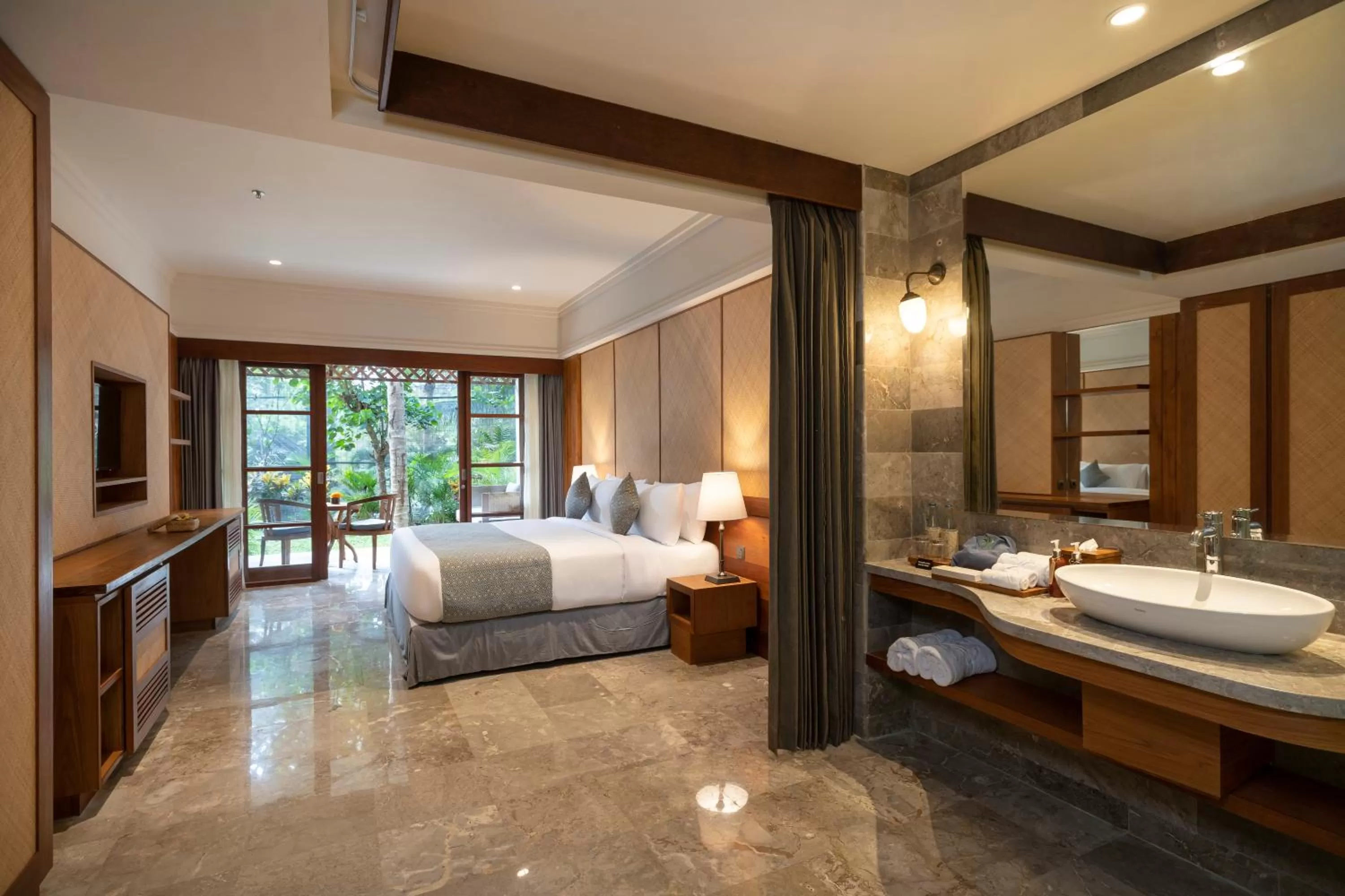 Bed in Adiwana Bisma