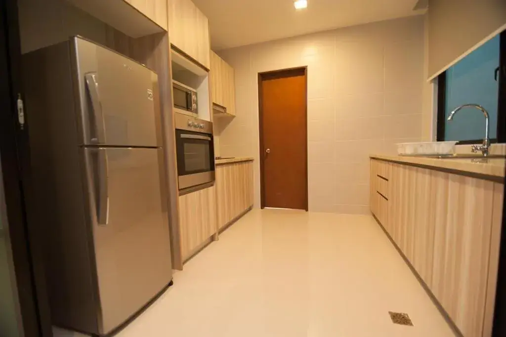 Kitchen/Kitchenette in Samsuria Beach Resort & Residence