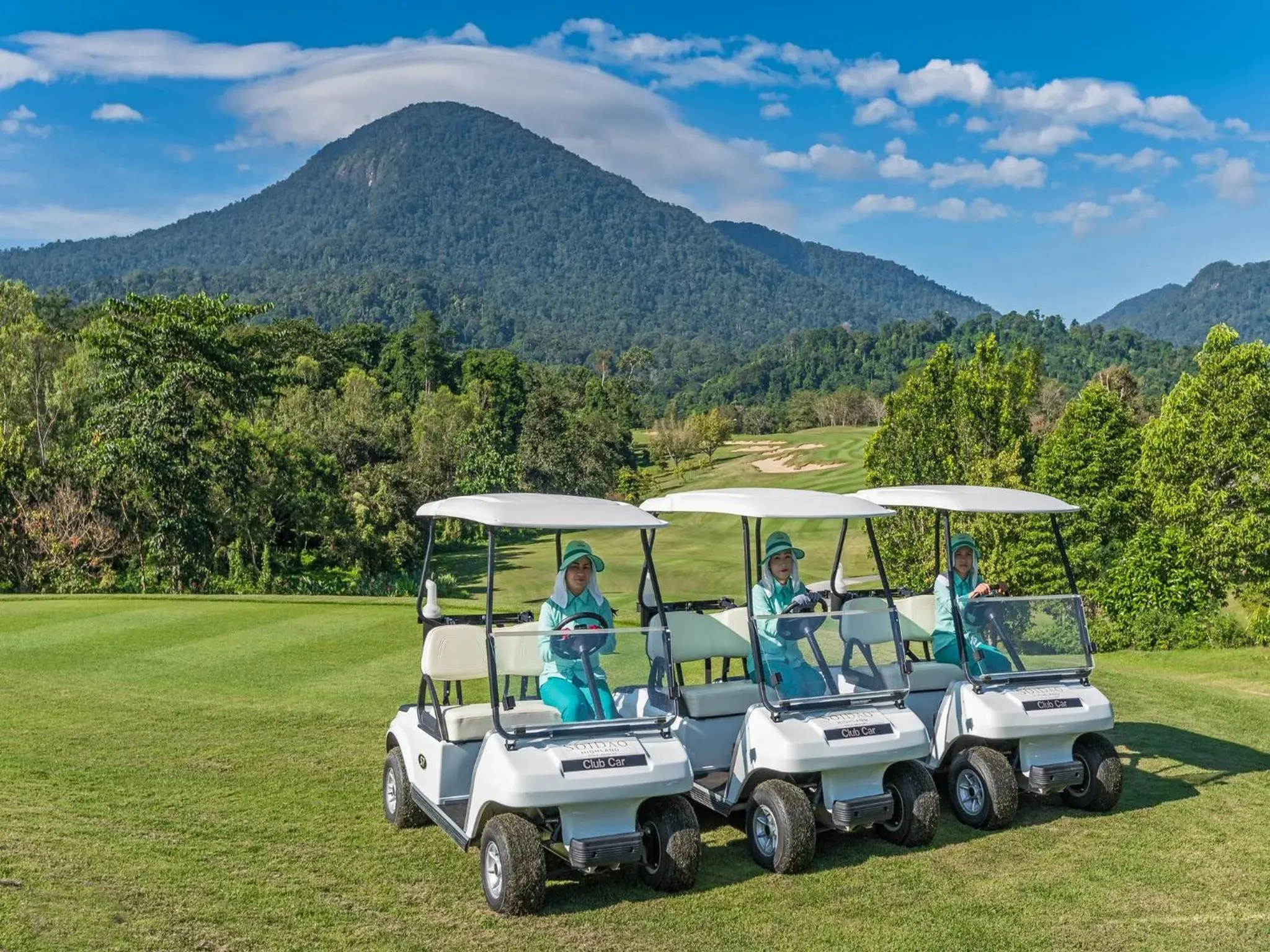 Golfcourse in Chatrium Golf Resort Soi Dao Chanthaburi