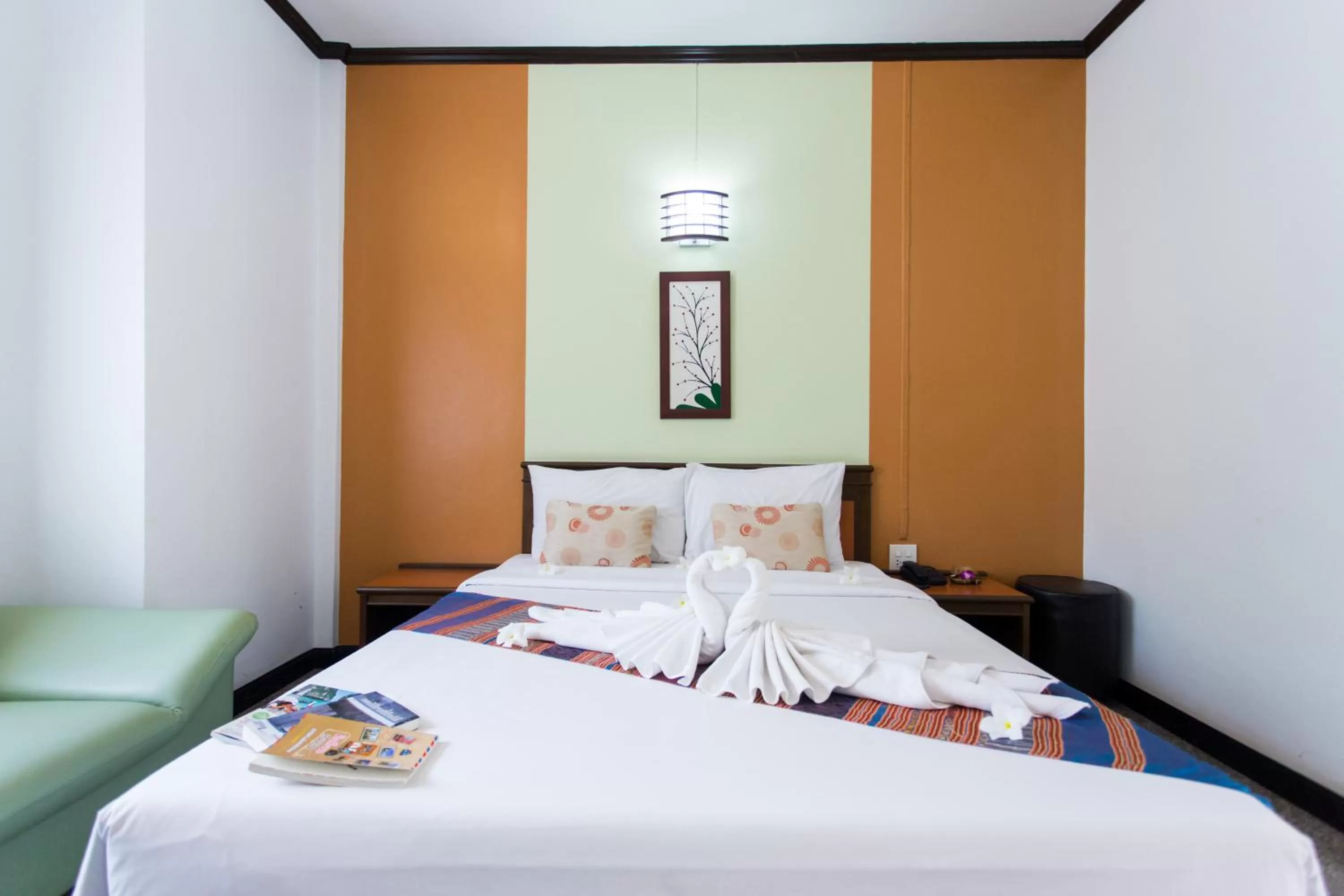 Bed in Boom Forest Hotel