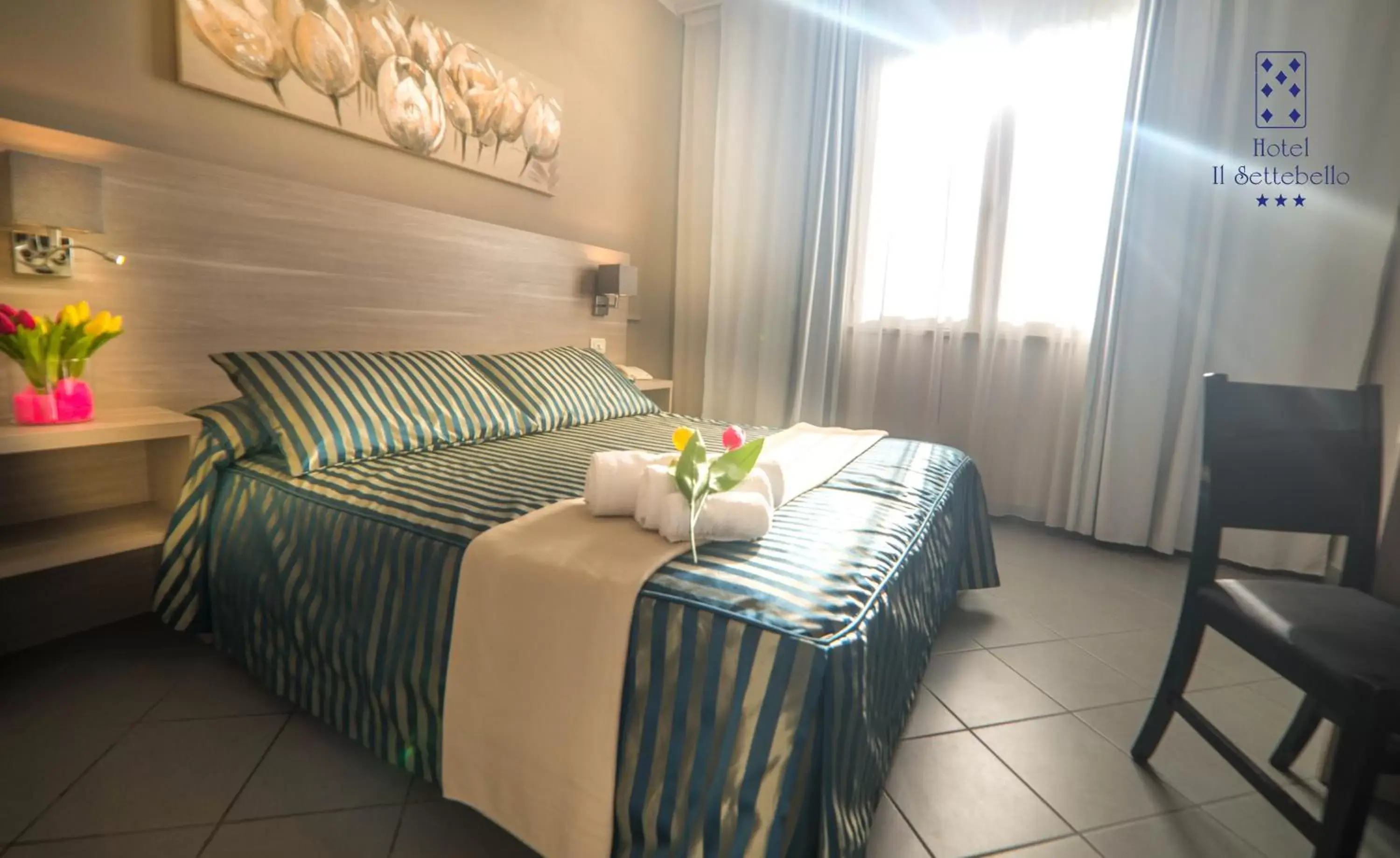 Bedroom, Bed in Hotel Il Settebello