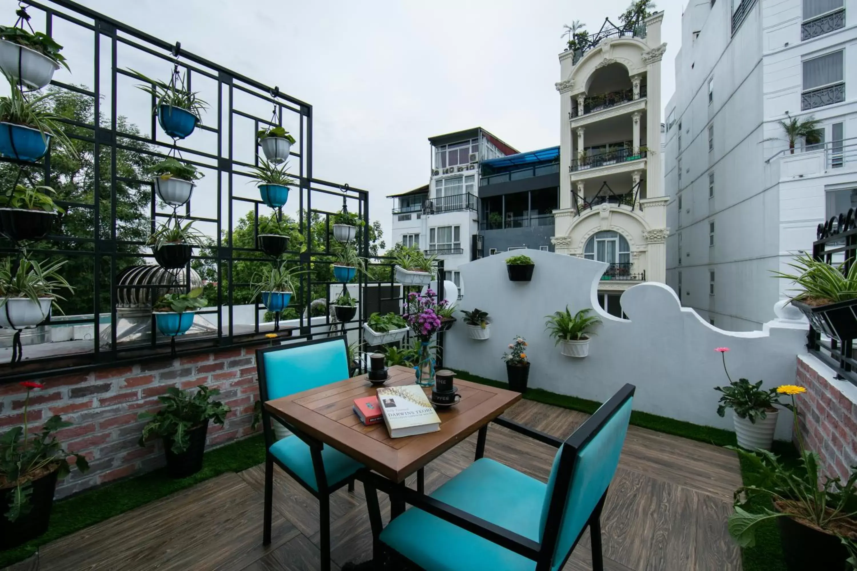 Balcony/Terrace, Swimming Pool in Hanoi La Selva Hotel