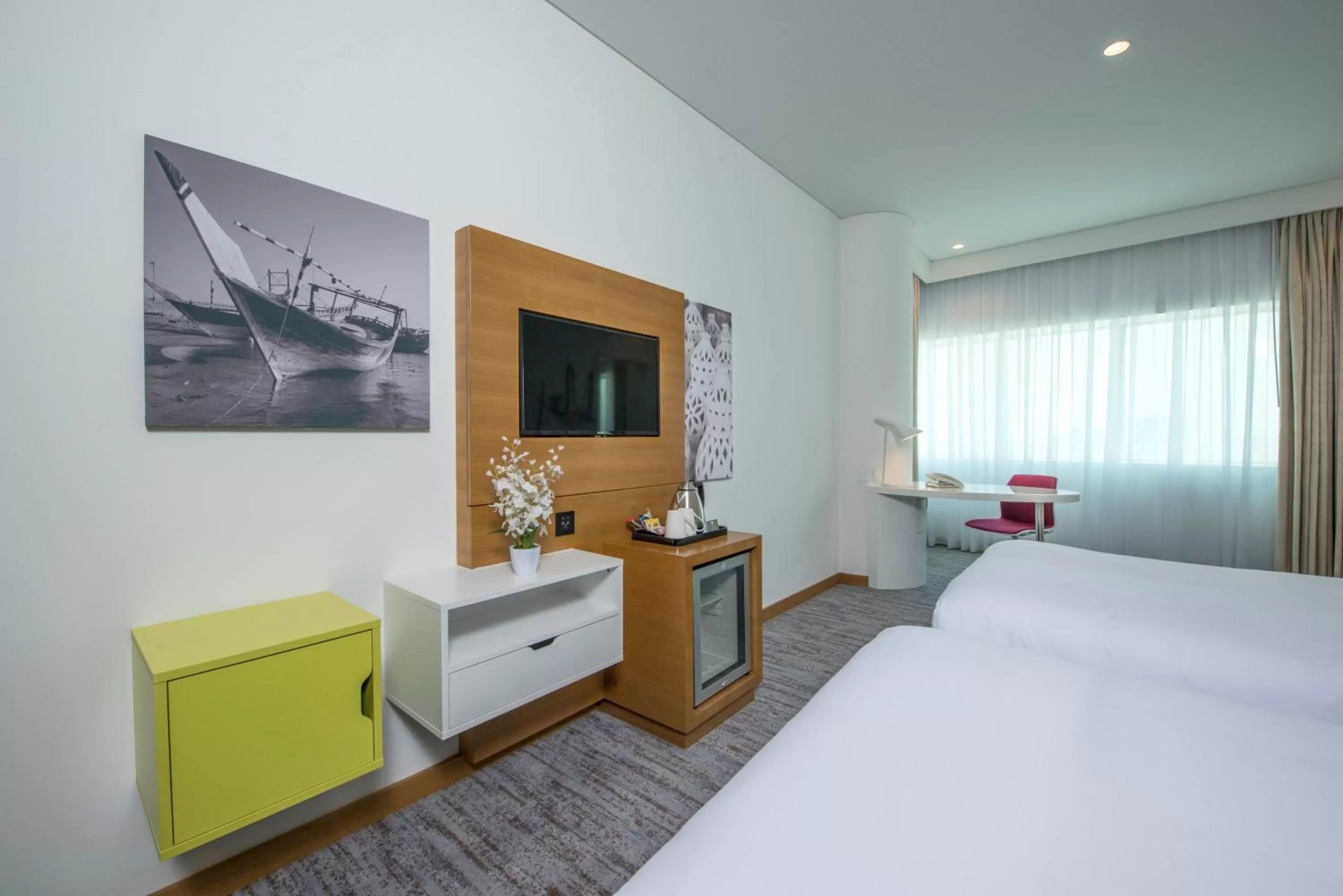 Bedroom, Bed in ibis Styles Manama Diplomatic Area