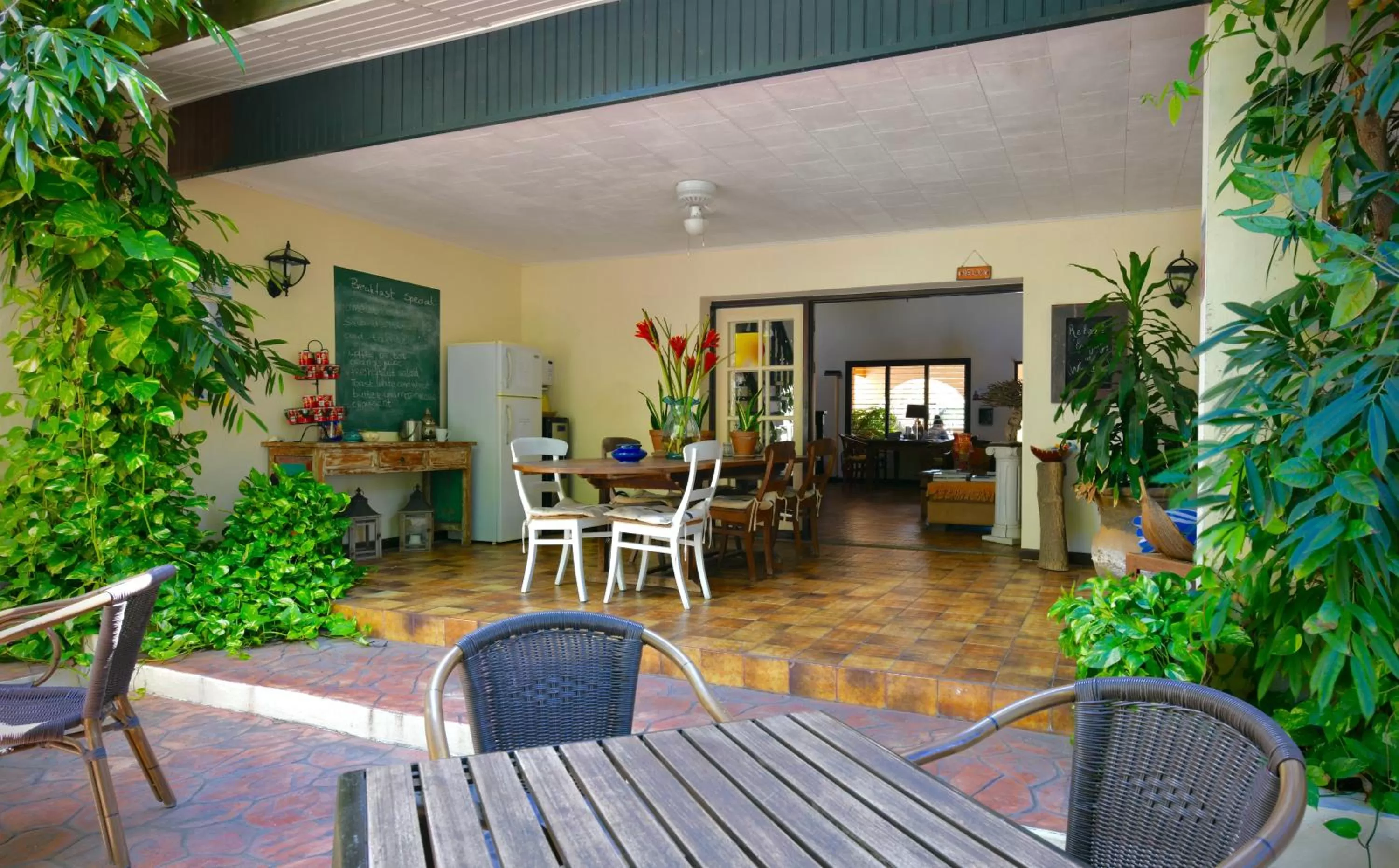 Patio in Wonders Boutique Hotel