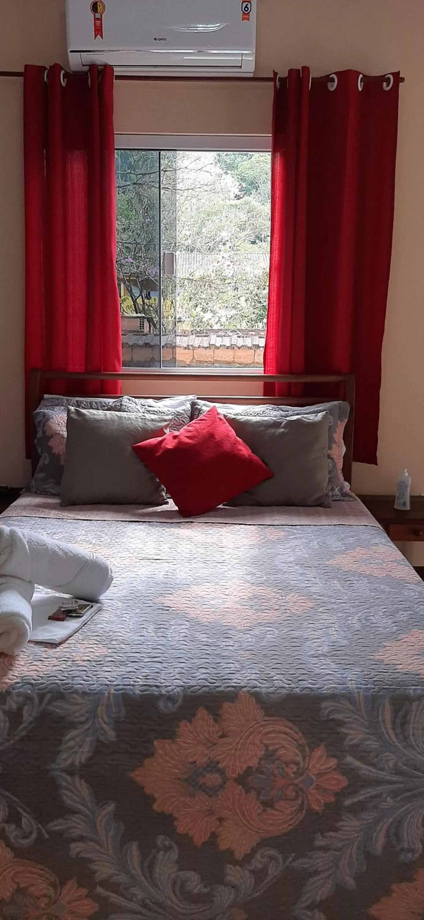 Bed in Pousada Recanto da Lu