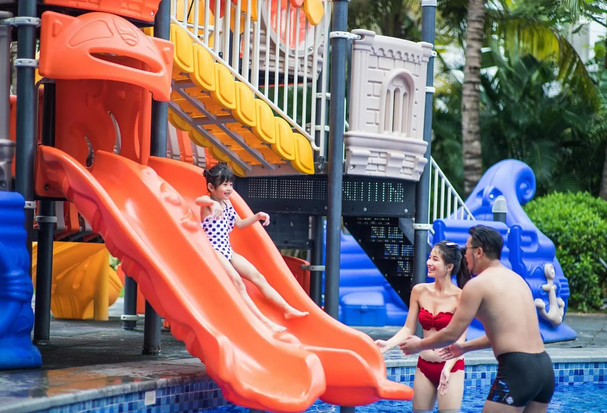 Children play ground, Water Park in Wyndham Sanya Bay