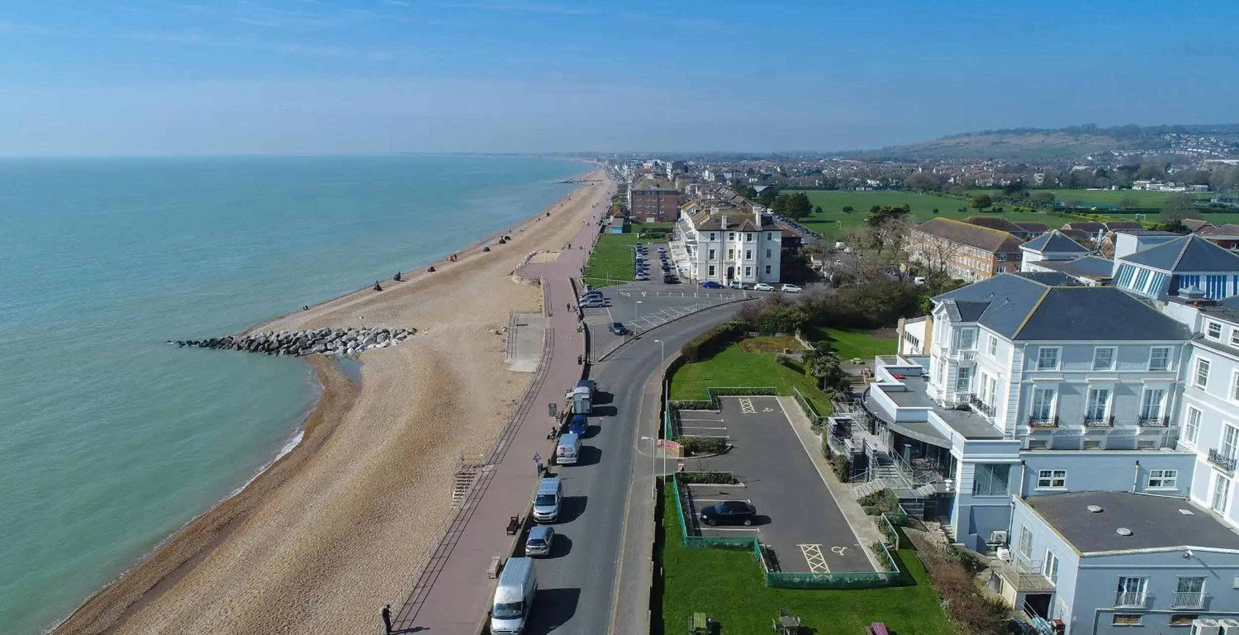 Sea view, Bird's-eye View in Hythe Imperial Hotel, Spa & Golf