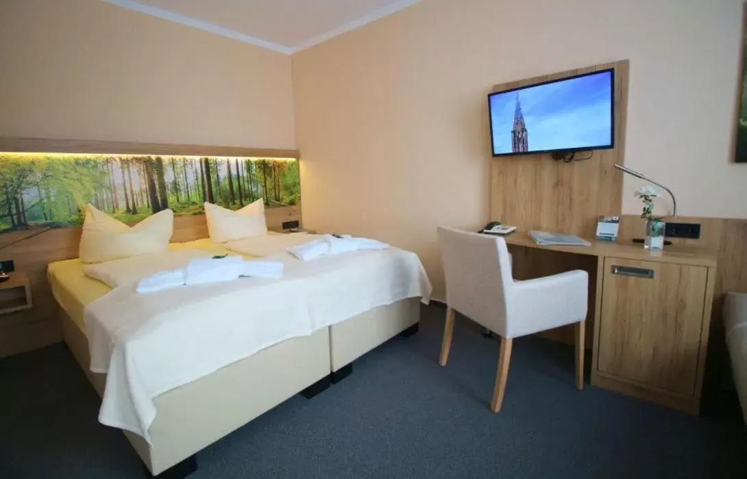 Bed in Hotel Harzresidenz