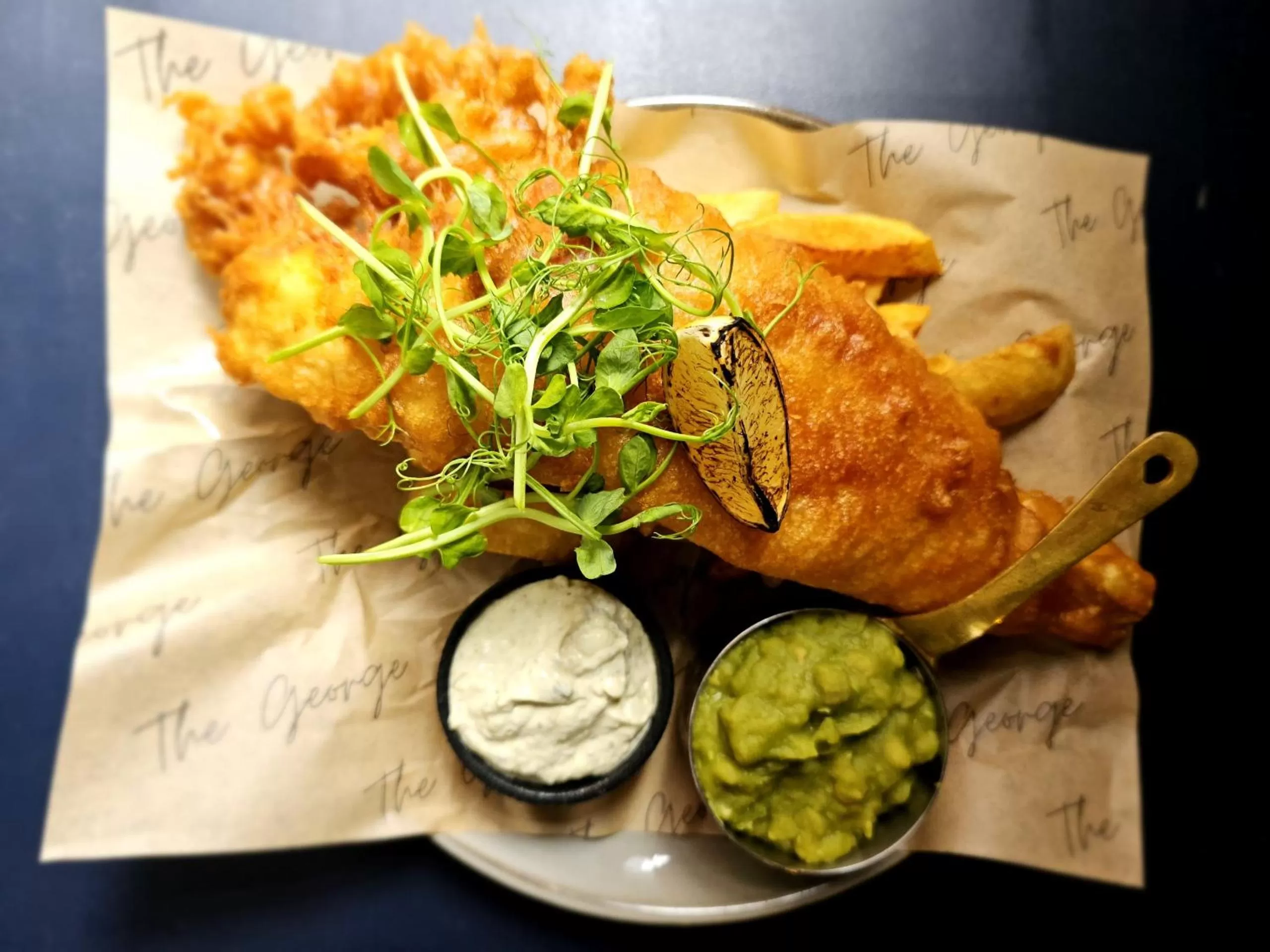 Food and drinks in The George Hotel