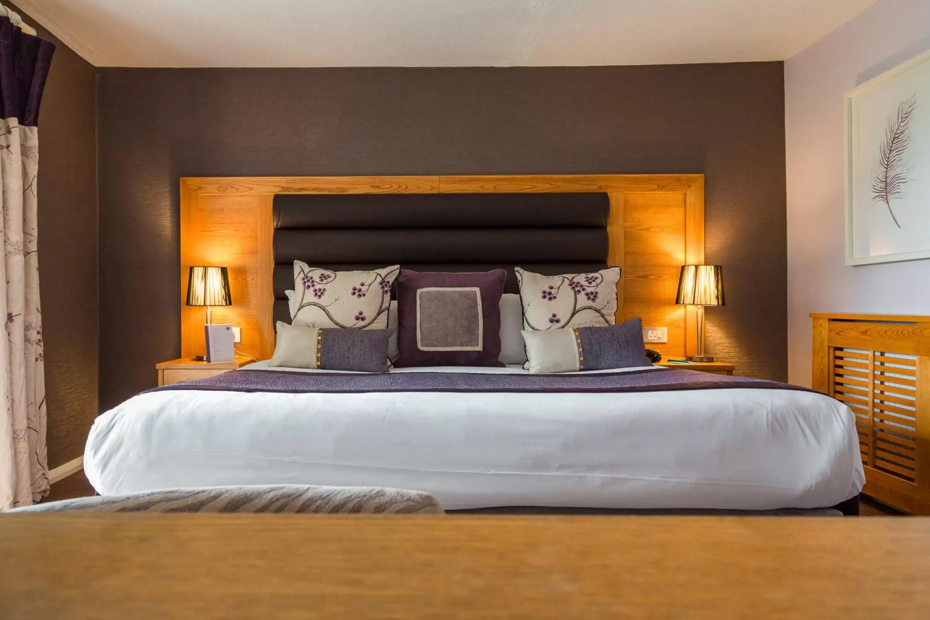 Bed in Thornton Hall Hotel And Spa