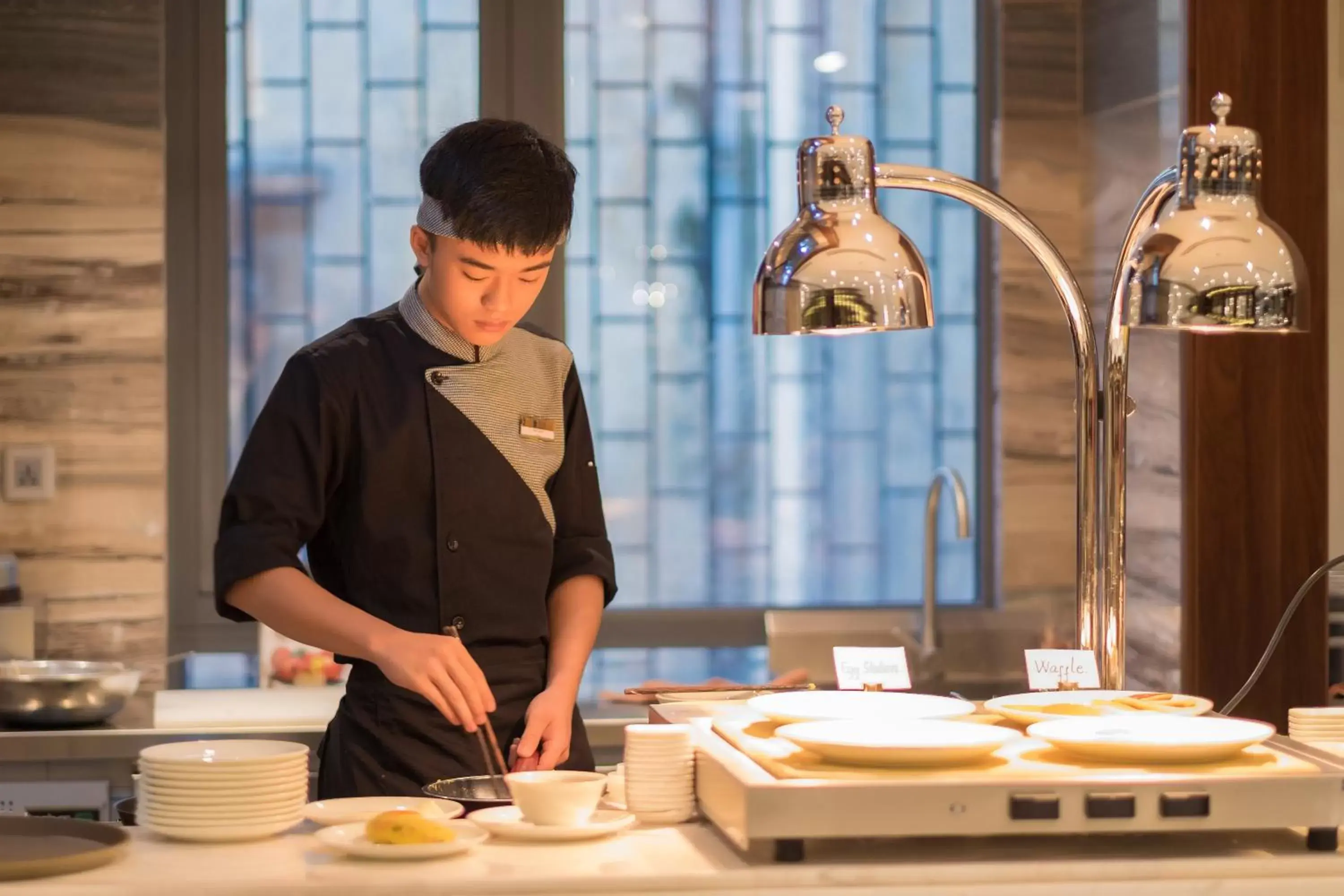 Buffet breakfast in The Lapis Hotel Buffet breakfast in The Lapis Hotel