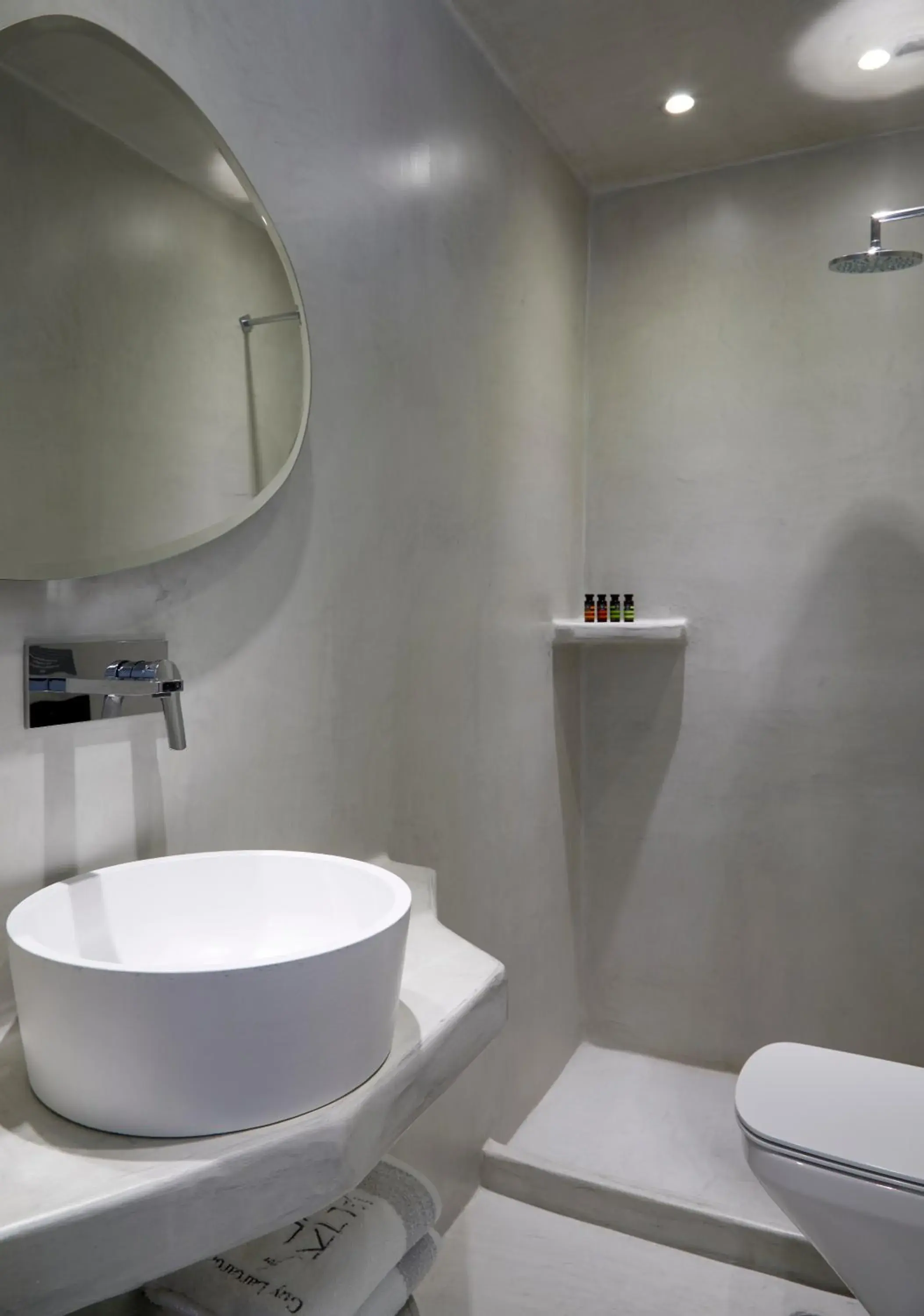 Shower, Bathroom in Kallisti Thera Hotel