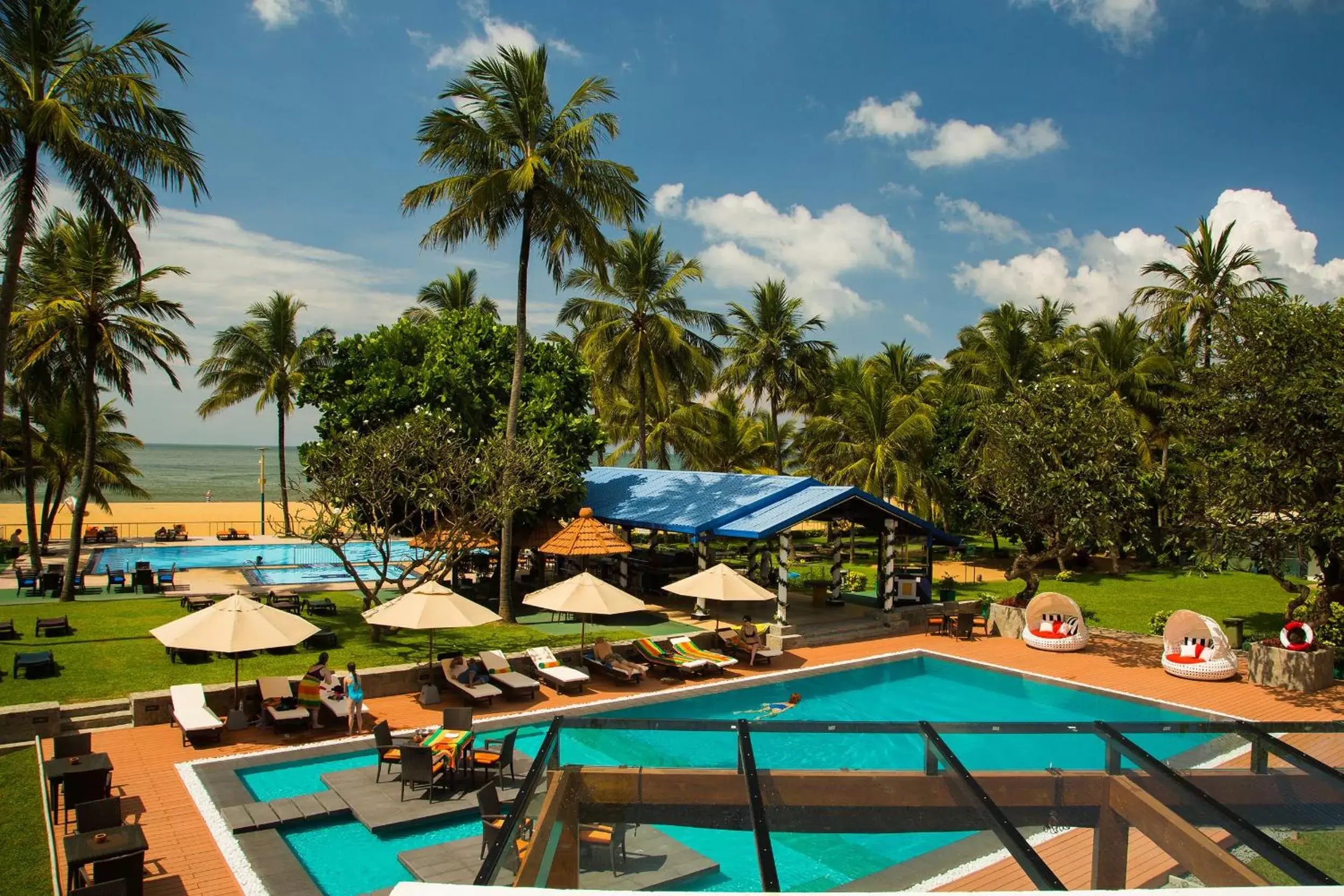 Bird's eye view, Pool View in Camelot Beach Hotel