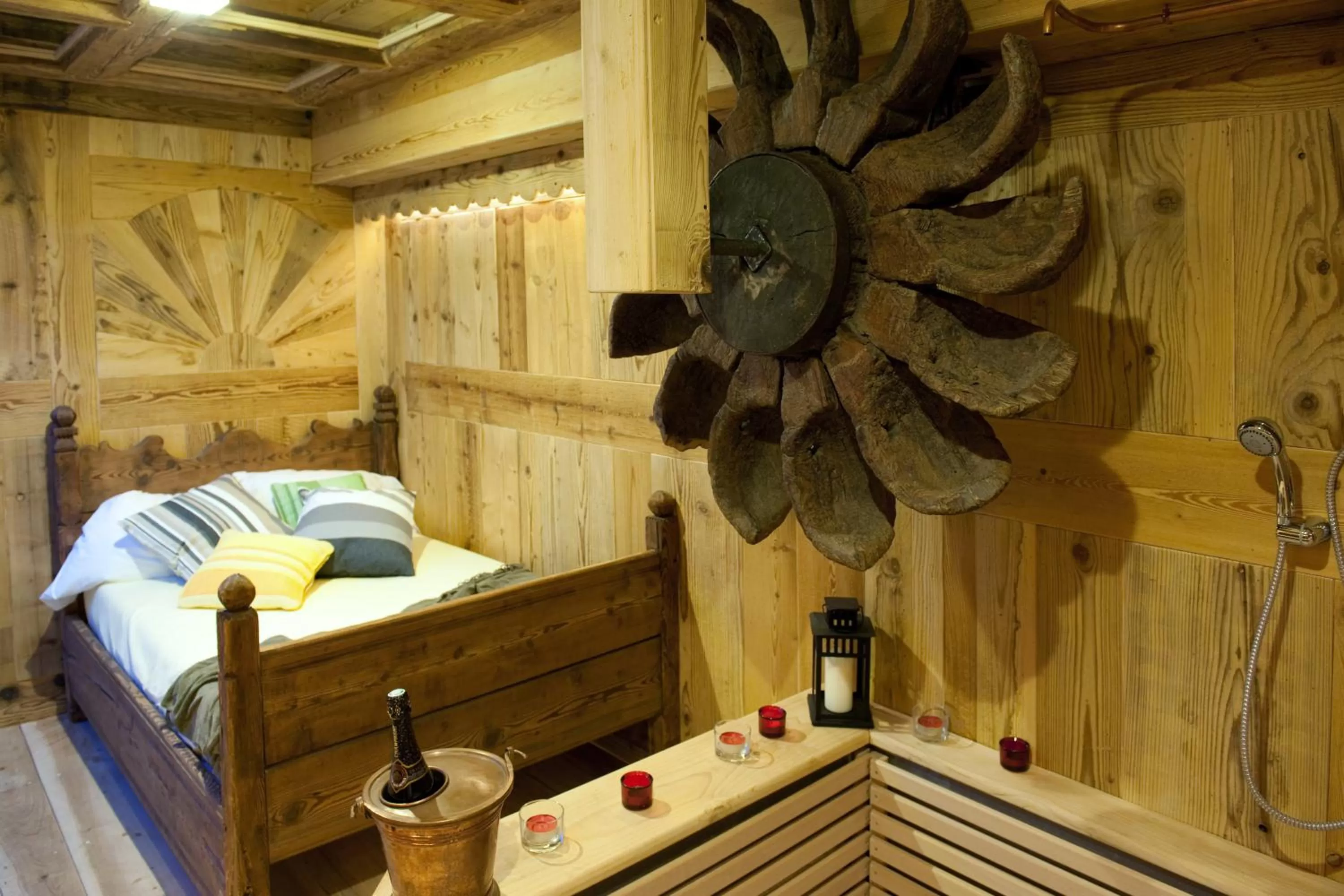 Spa and wellness centre/facilities, Bed in Hotel Chalet La Meridiana