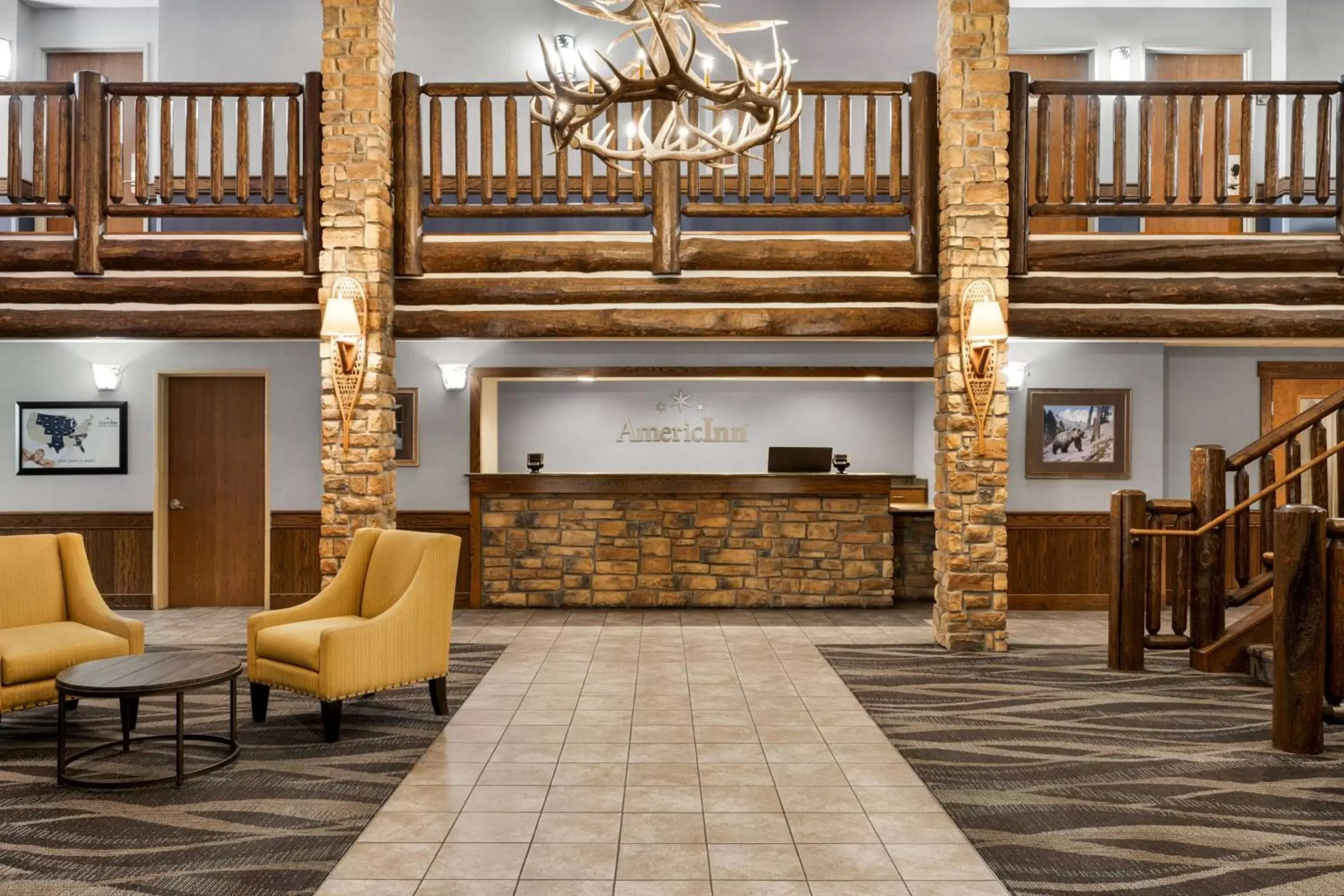 Lobby or reception in AmericInn by Wyndham Laramie Near University of Wyoming