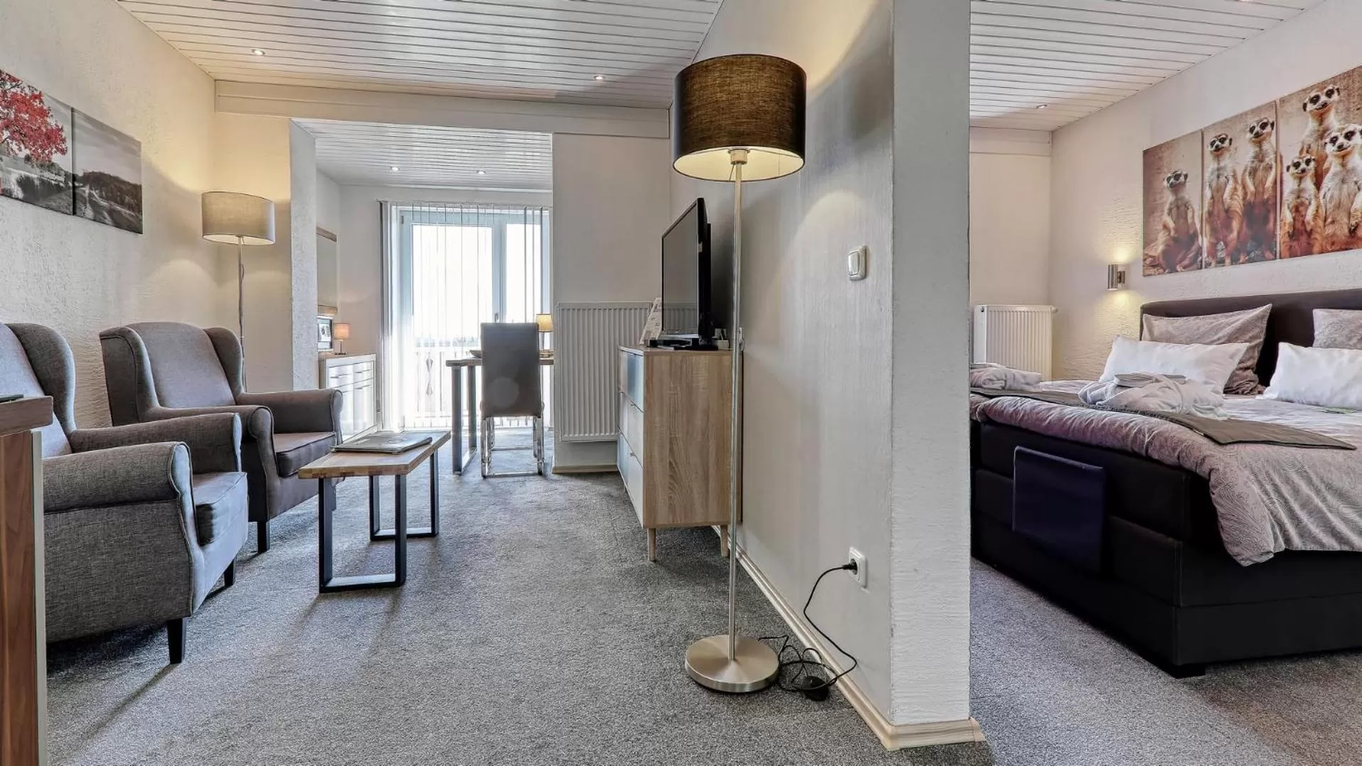 Living room, Bed in Suit' & Frühstück Zum Latschen - Adults Only