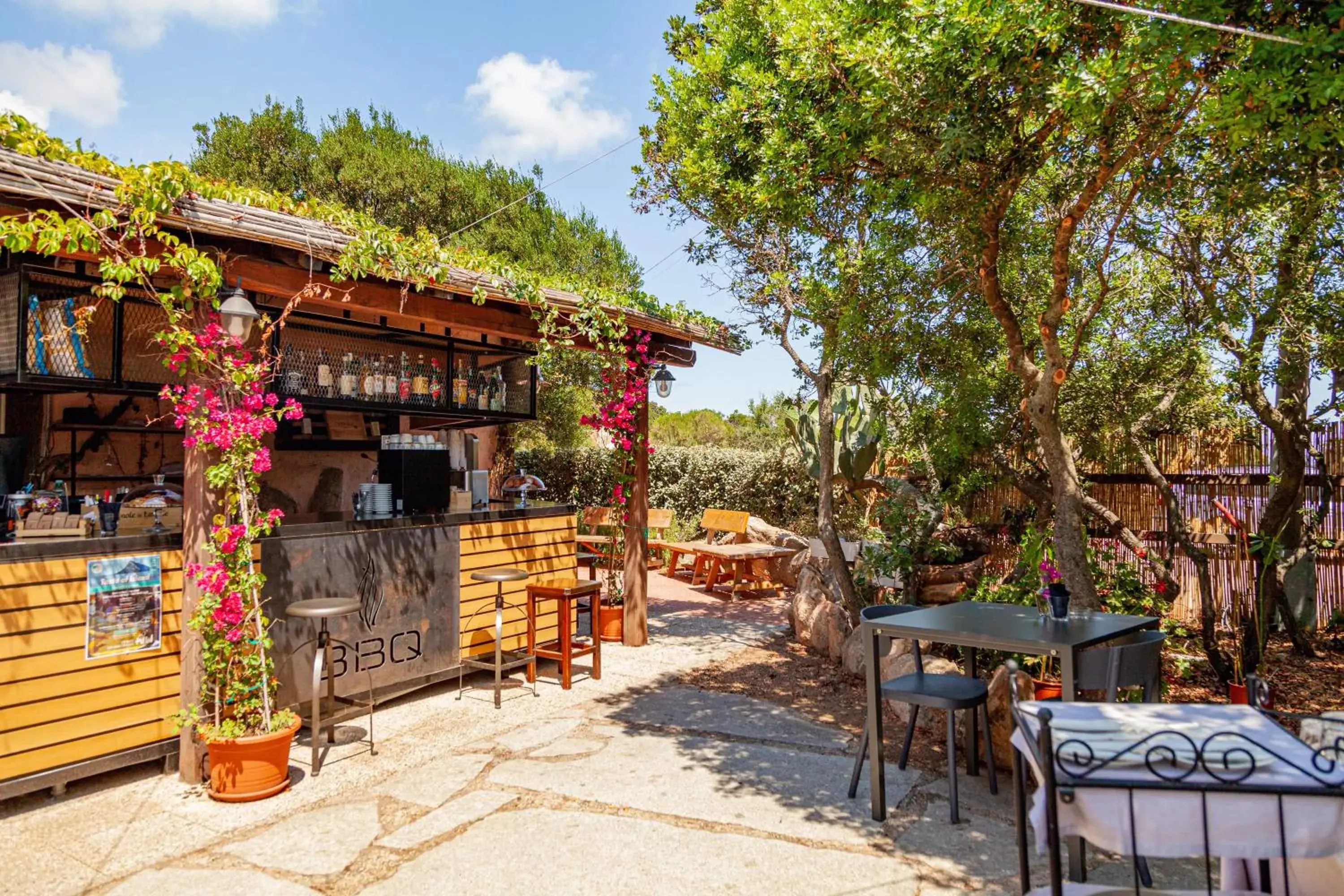 Patio in Residence Hotel Lu Nibareddu