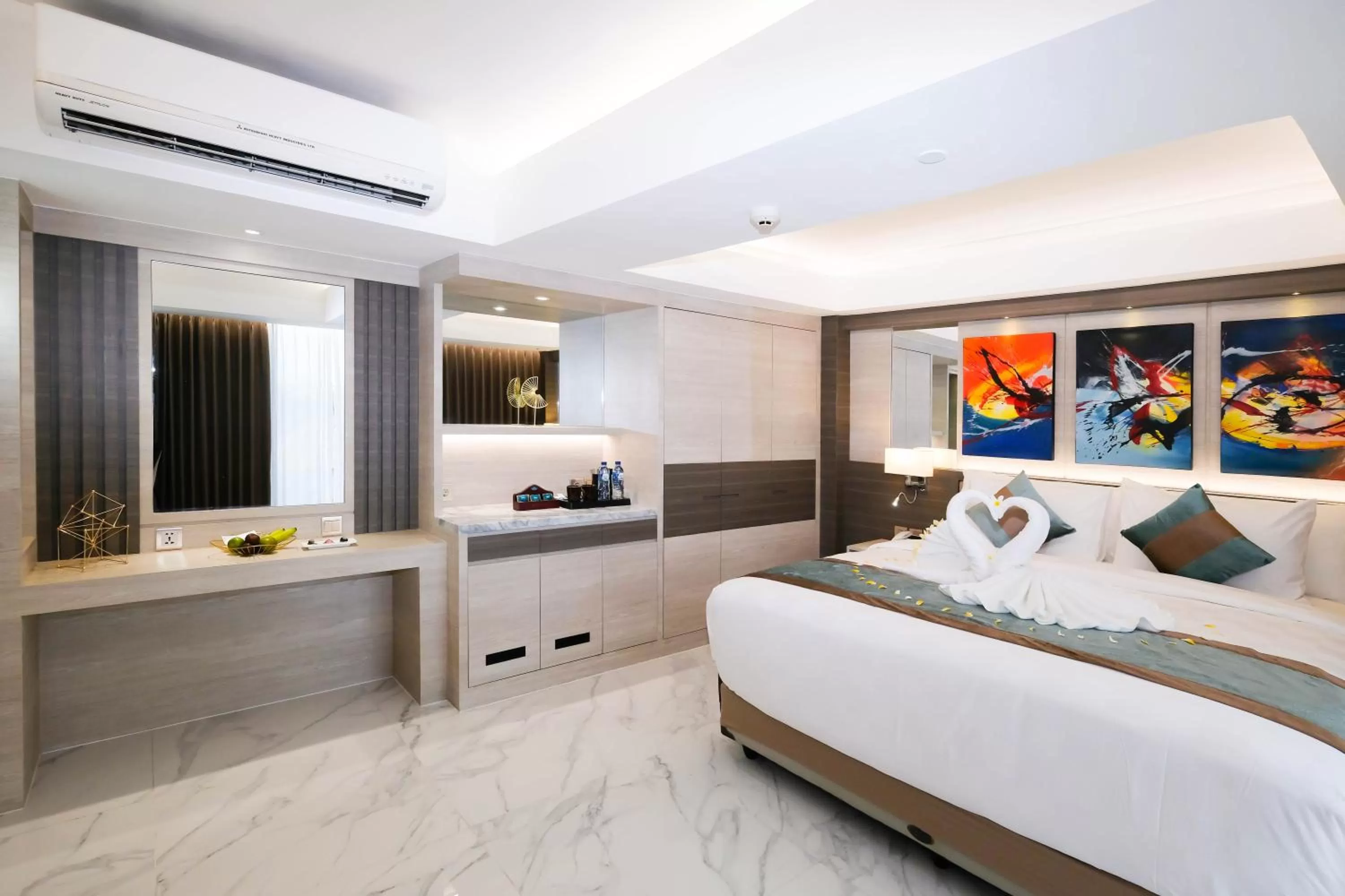 Bedroom, Bed in Dream of Aventus Hotel Kuta