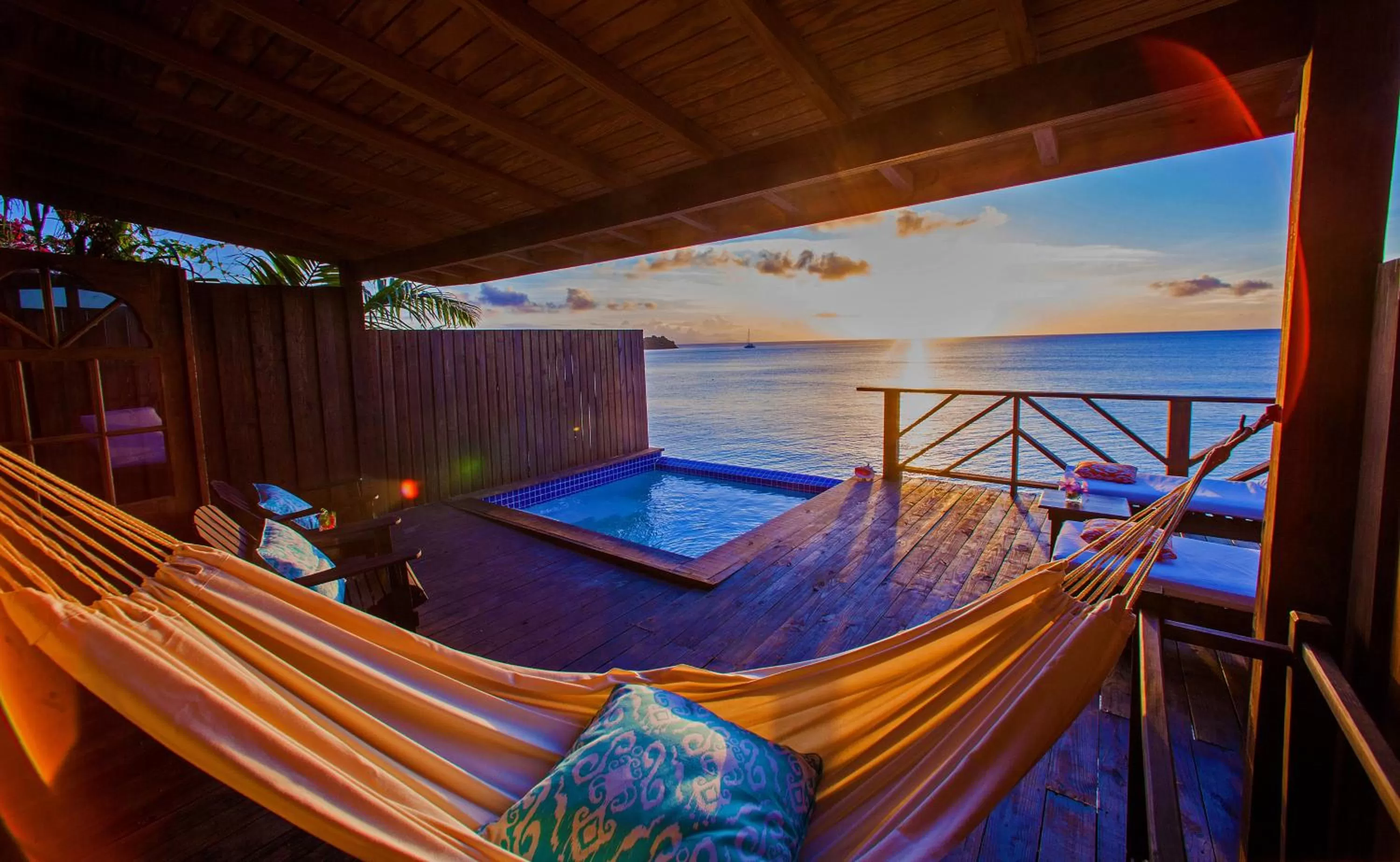 Balcony/Terrace in COCOS Hotel Antigua - All Inclusive - Adults Only