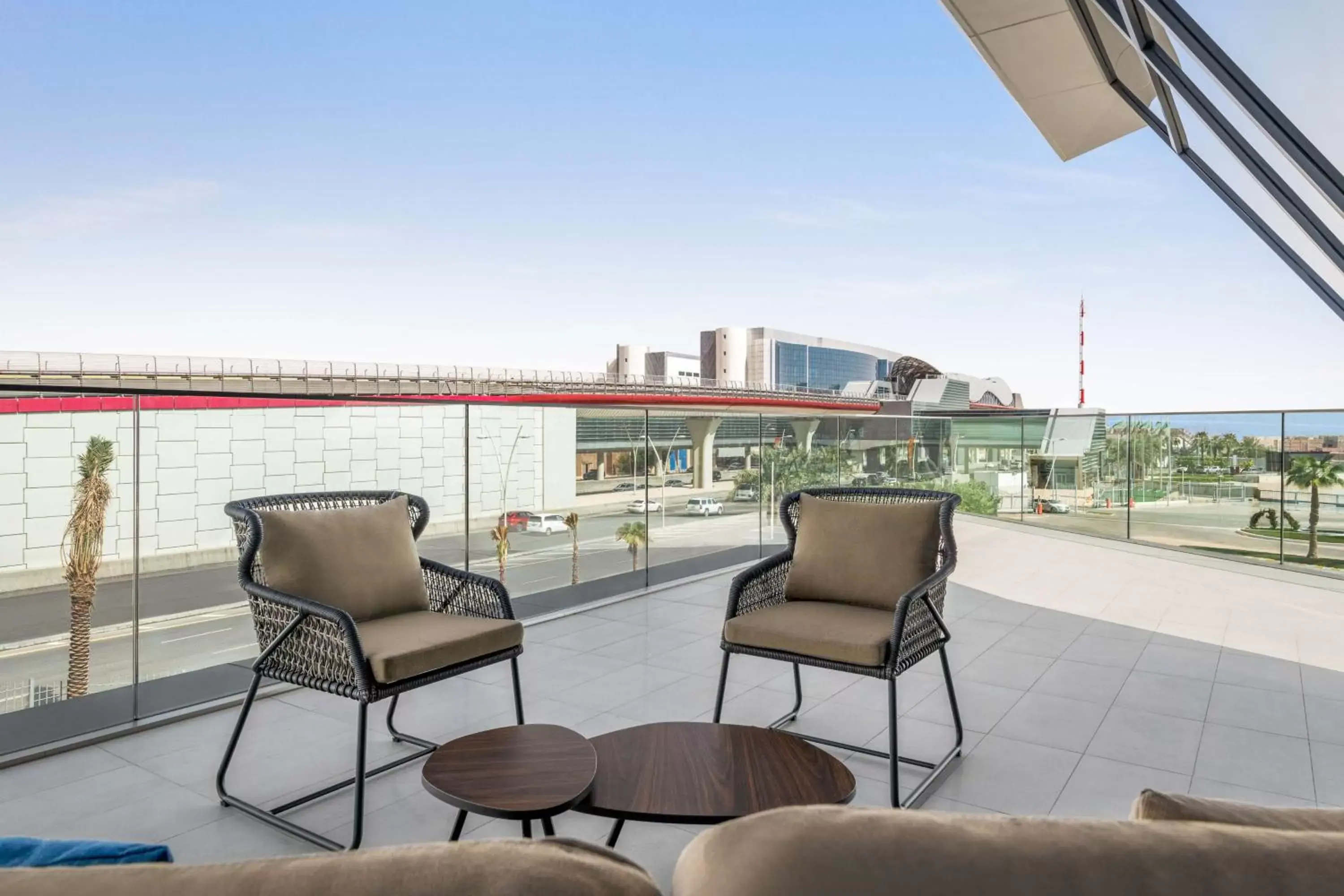 Photo of the whole room, Balcony/Terrace in Radisson Blu Hotel Riyadh Convention and Exhibition Center