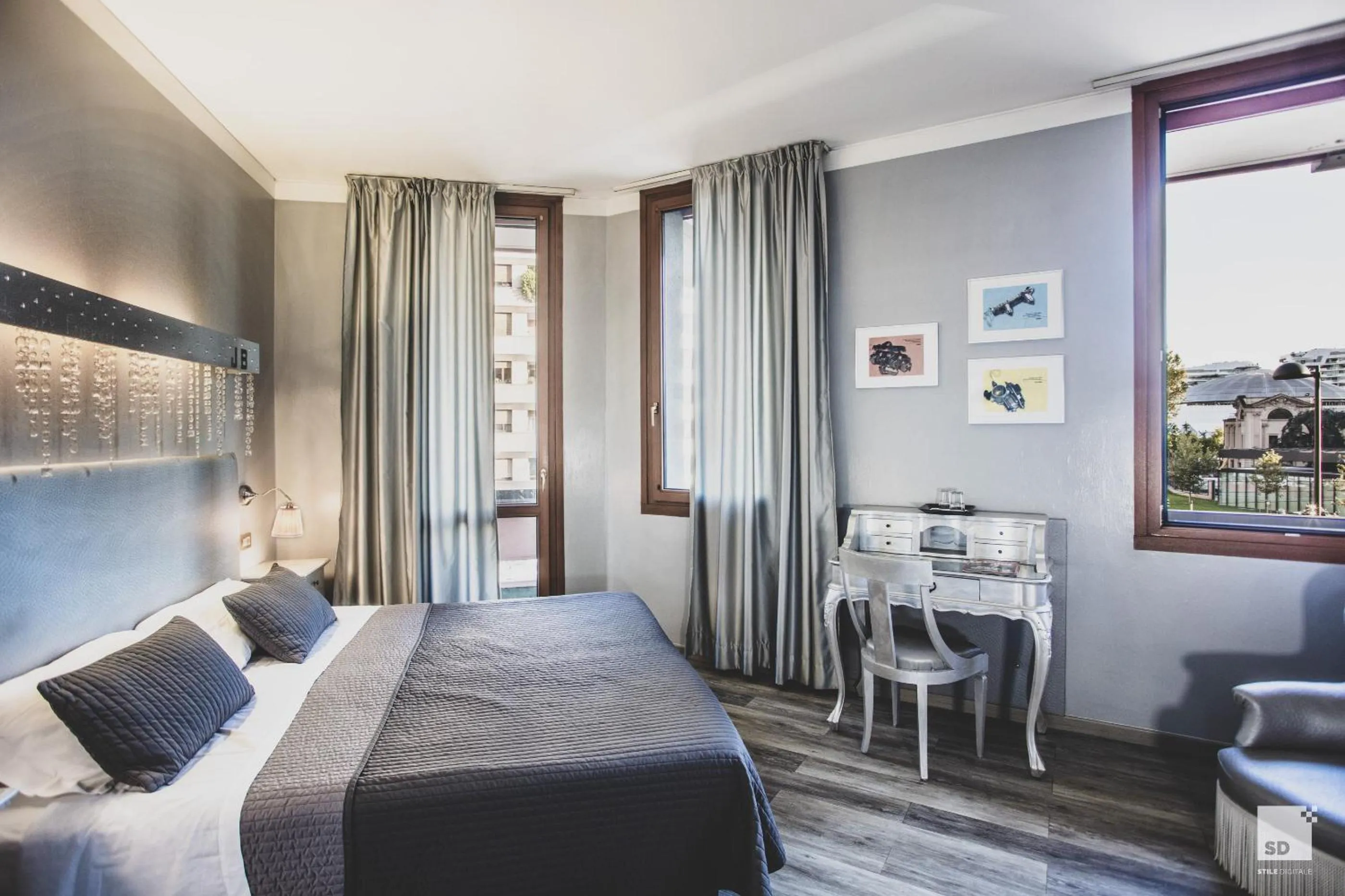 Bed in Admiral Hotel