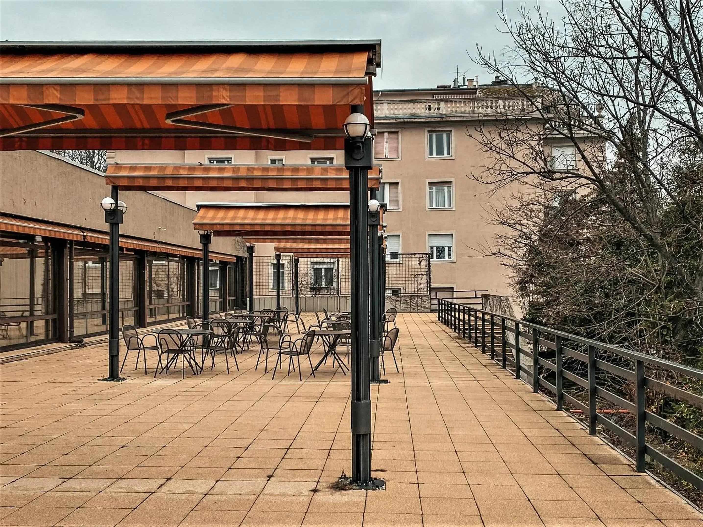 Winter, Property Building in Hotel Budapest