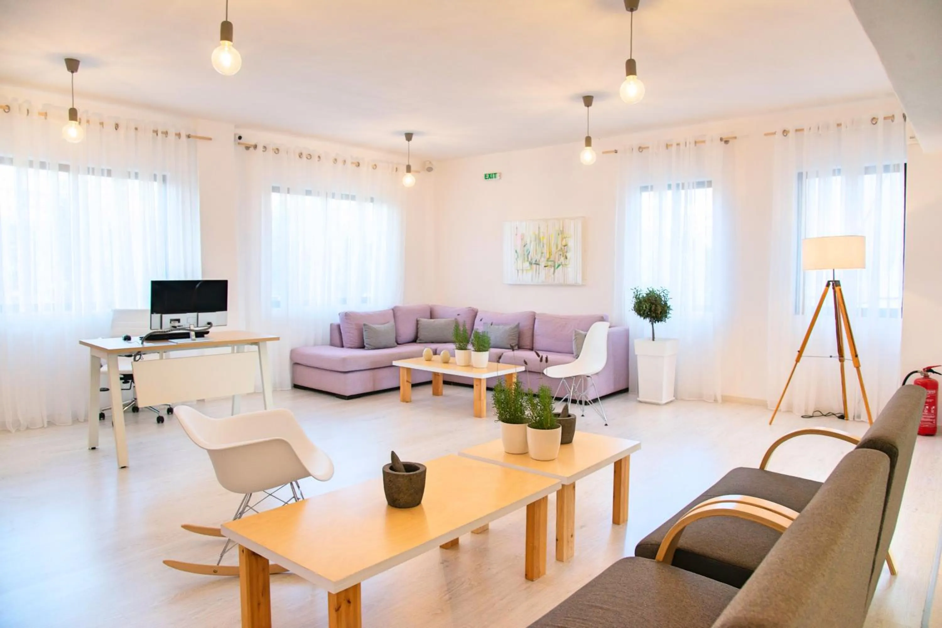 Lobby or reception in Elounda Krini Hotel