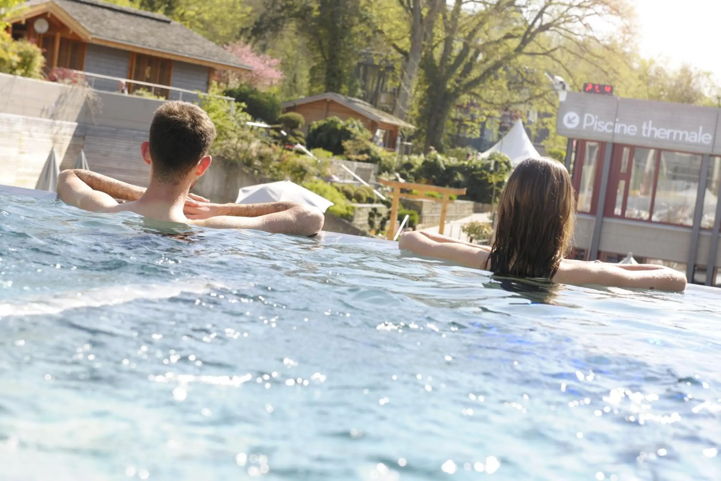 Guests, Swimming Pool in Mondorf Parc Hotel & Spa