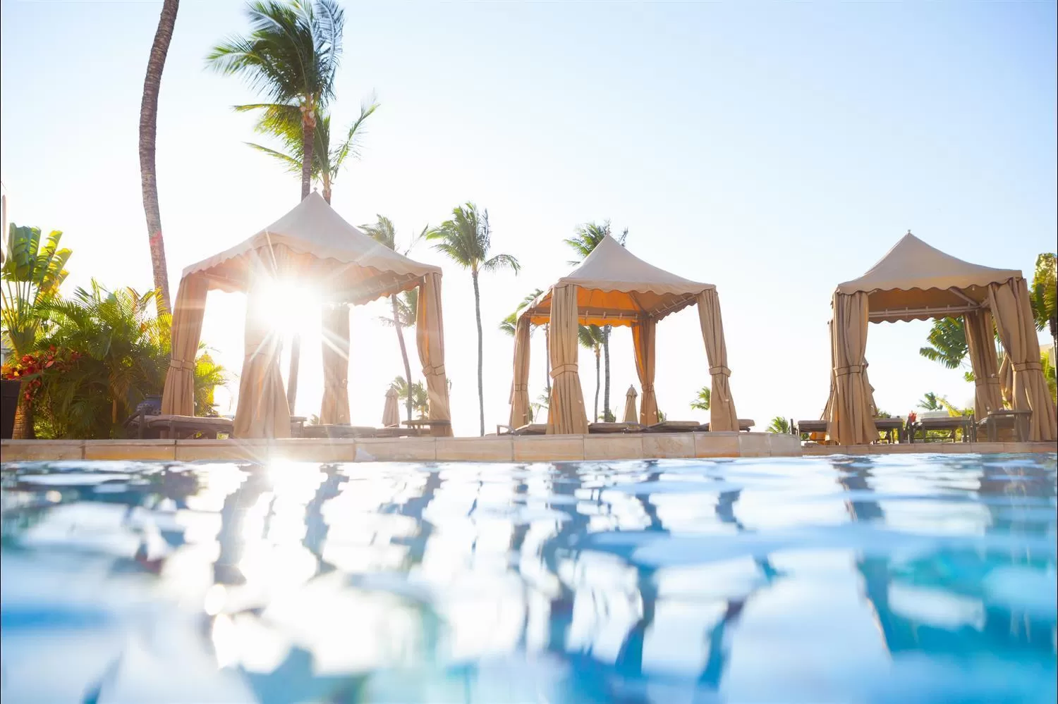 Pool view in Fairmont Kea Lani, Maui