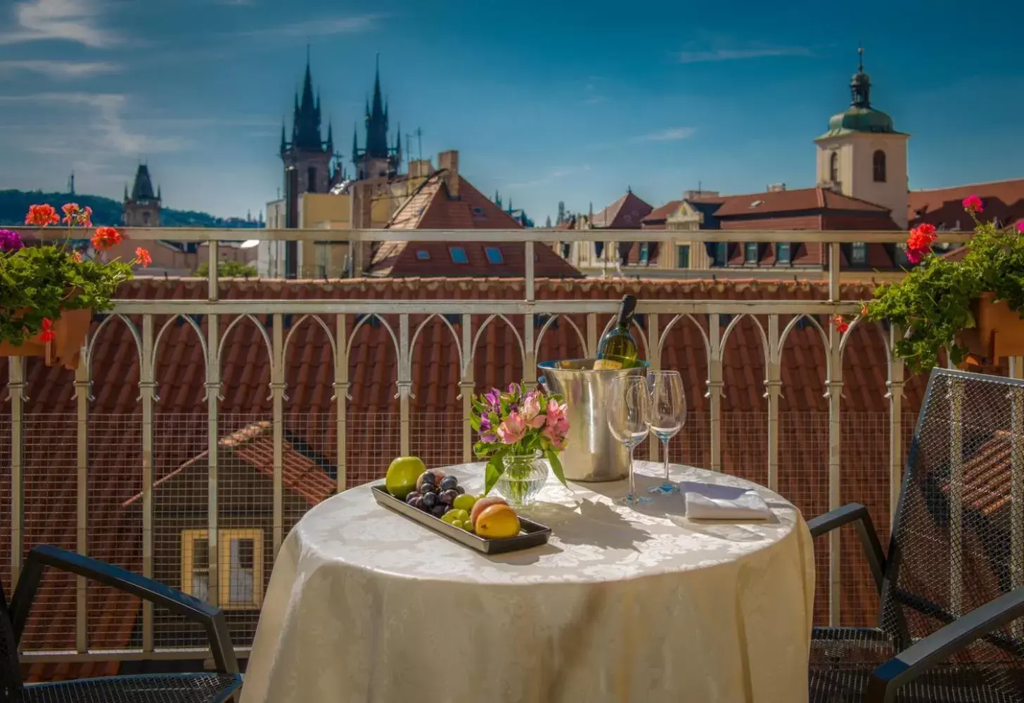 Balcony/Terrace in Grand Hotel Bohemia