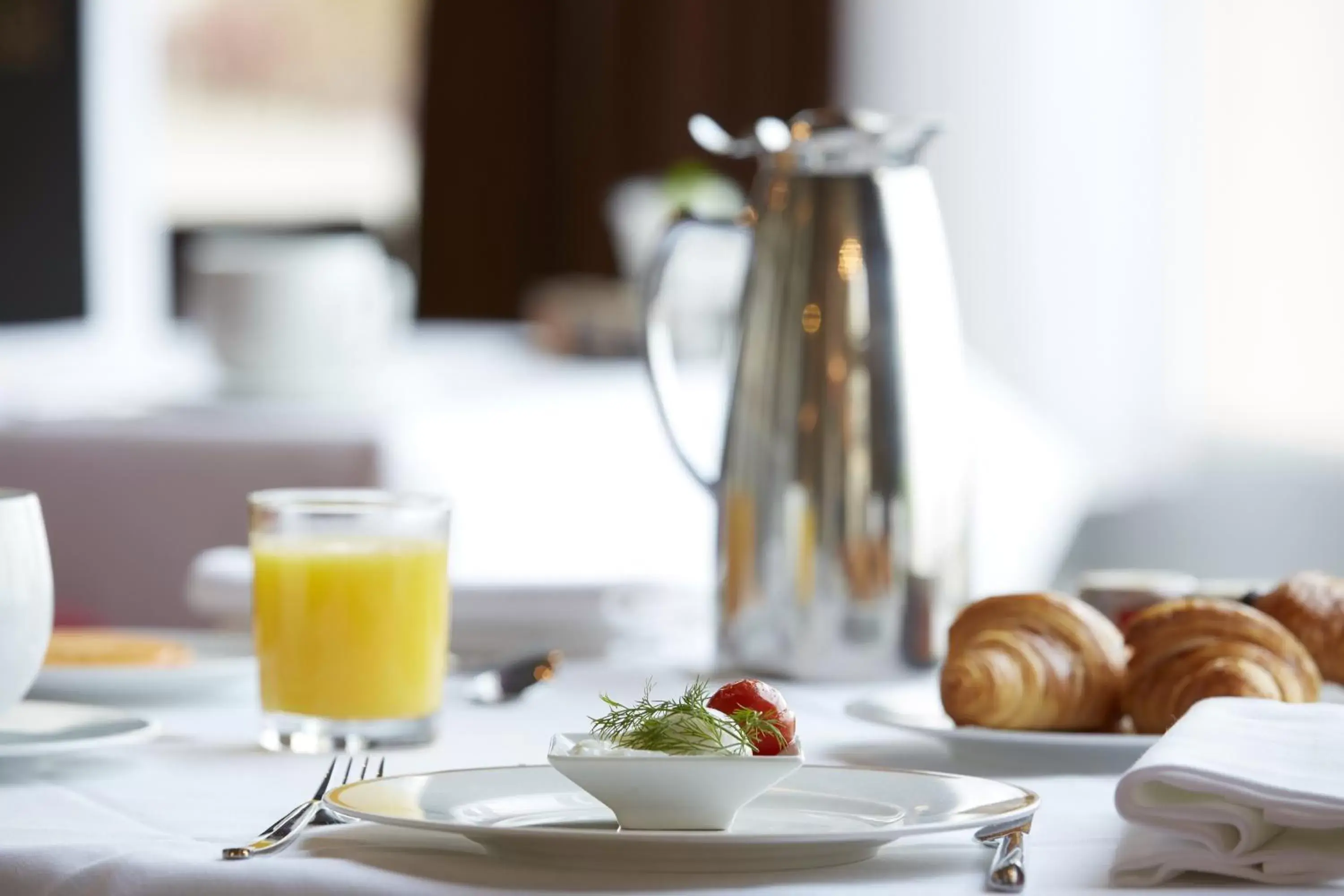 Continental breakfast in Le Grand Hotel de Cabourg - MGallery Hotel Collection