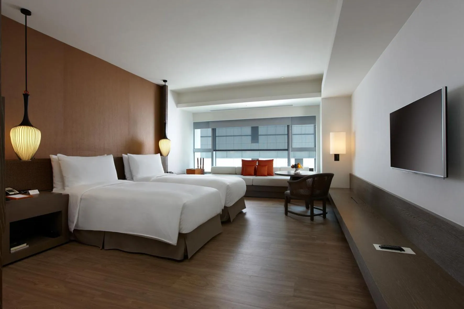 Photo of the whole room, Bed in Silks Place Tainan