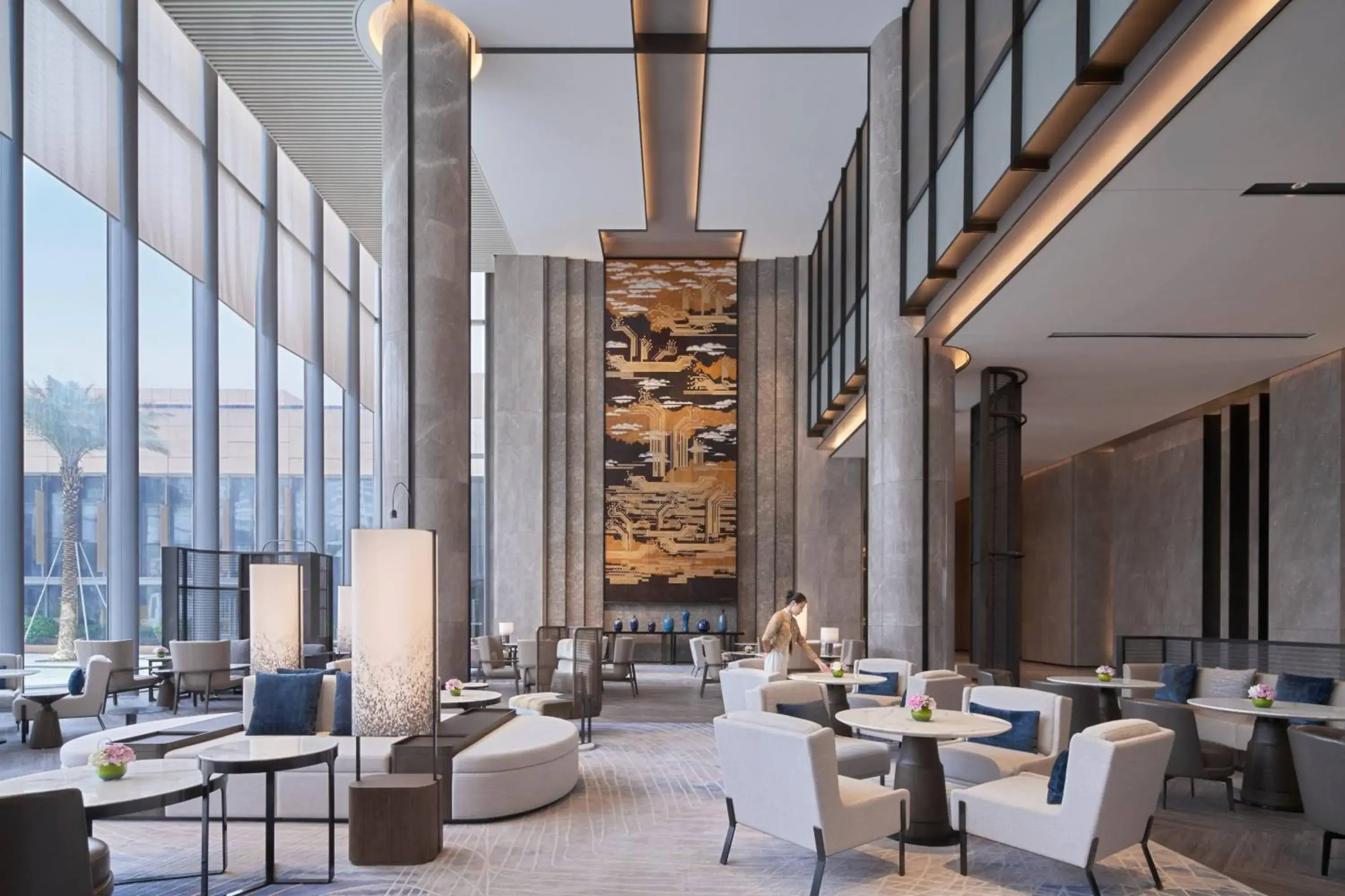 Lounge or bar, Restaurant/Places to Eat in Fuzhou Marriott Hotel Riverside