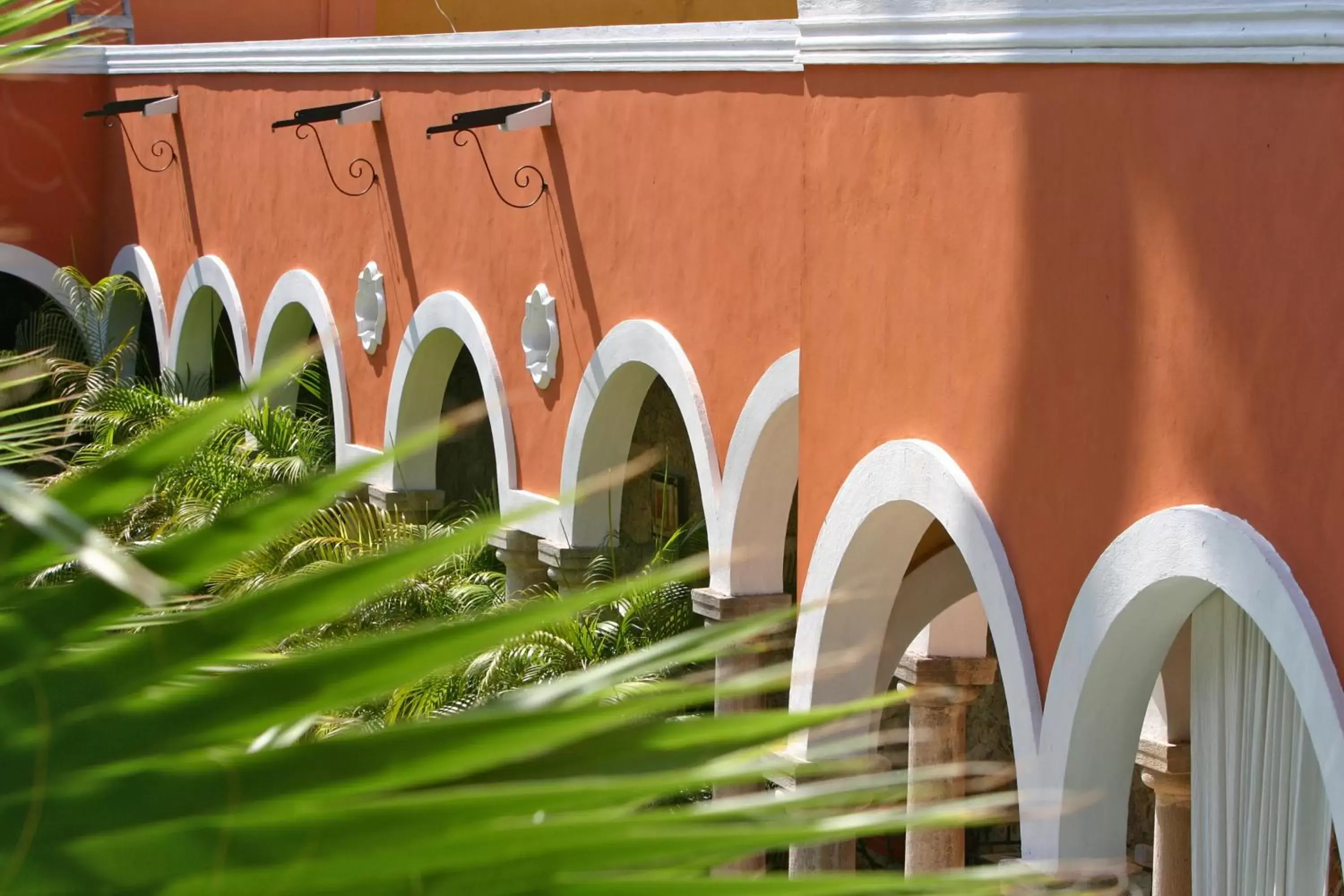 Facade/entrance in Hotel Hacienda Mérida