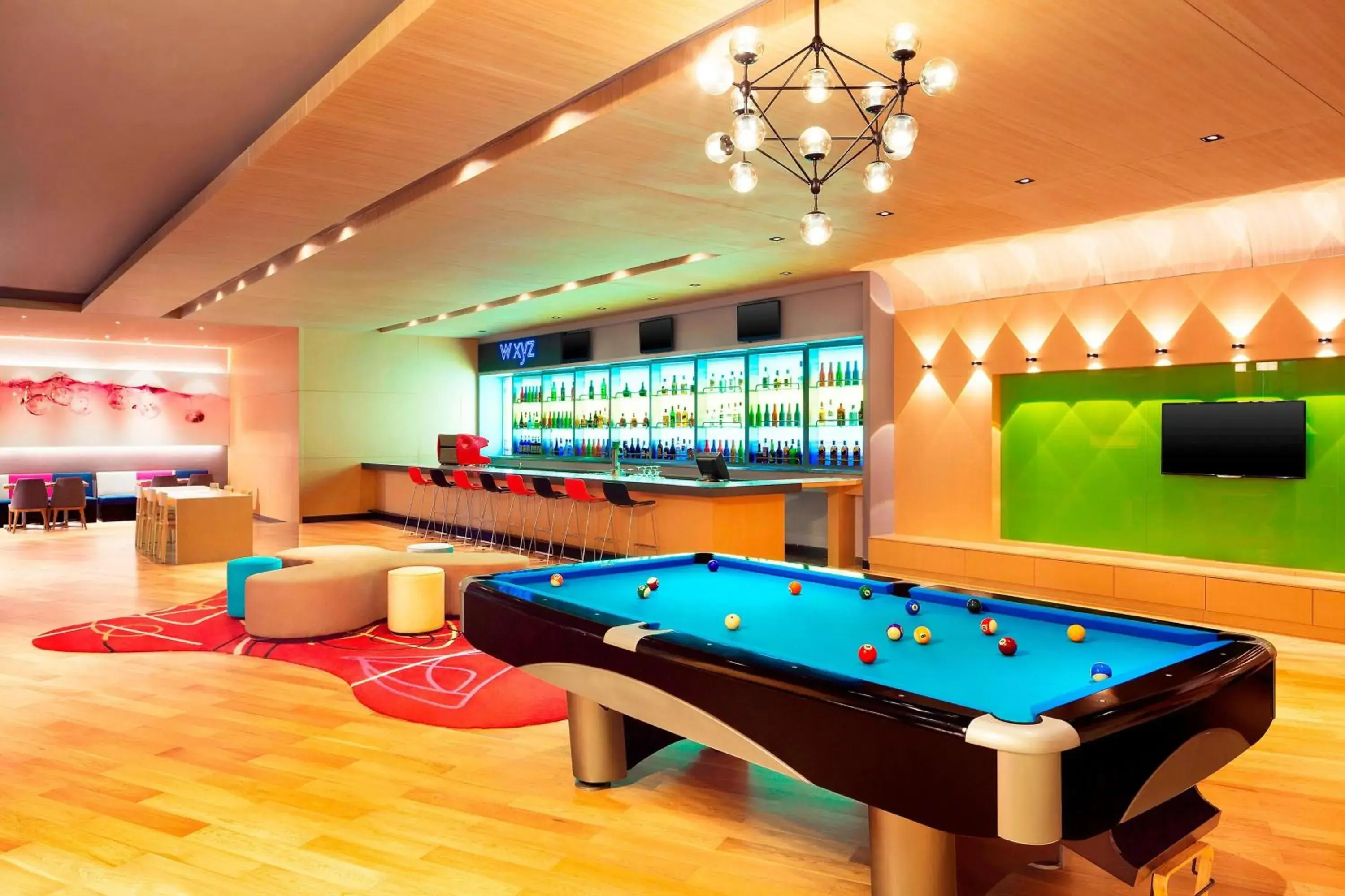 Restaurant/places to eat, Billiards in Aloft Guangzhou University Park