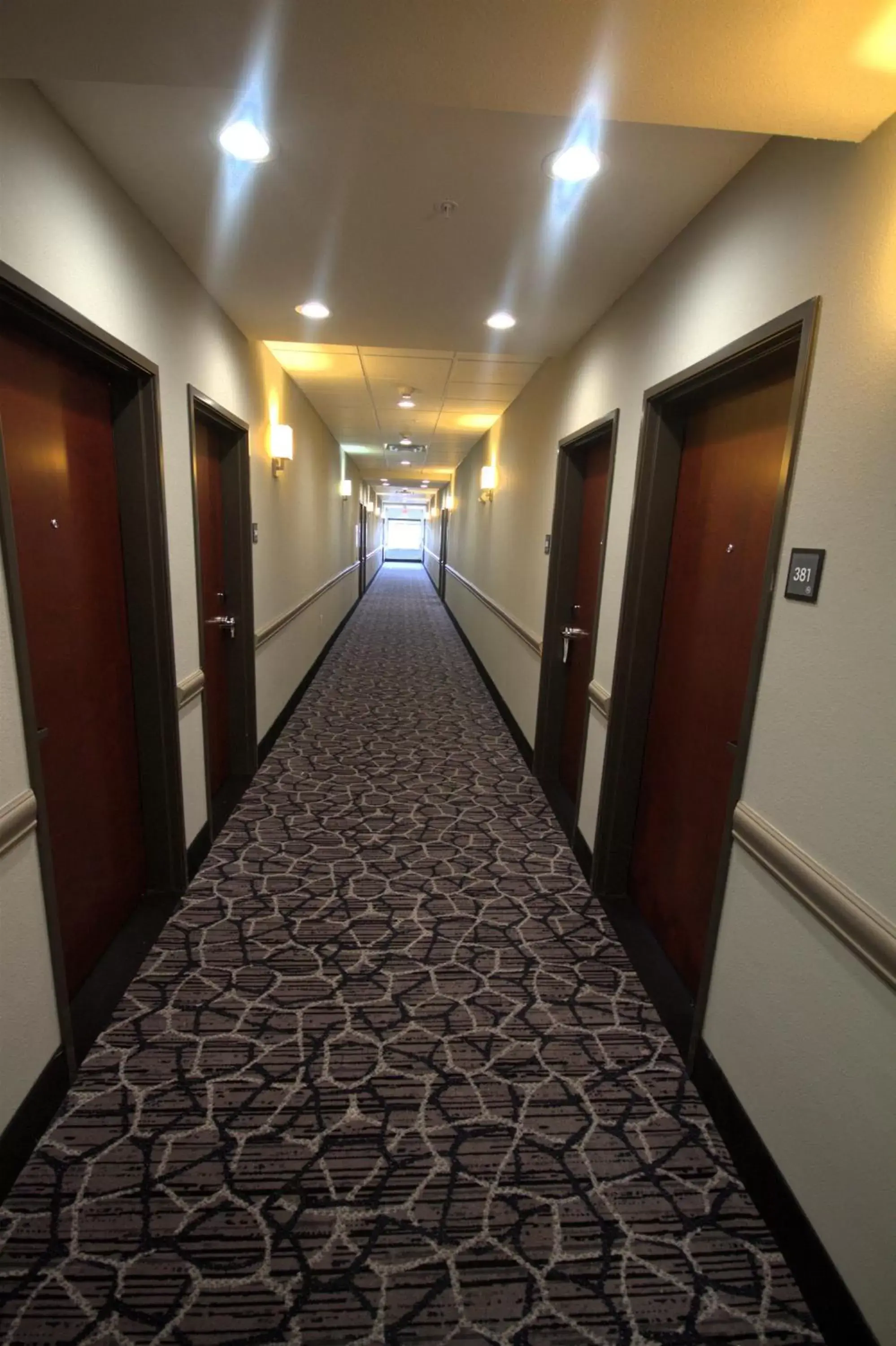 Property building in Atrium Hotel and Suites DFW Airport