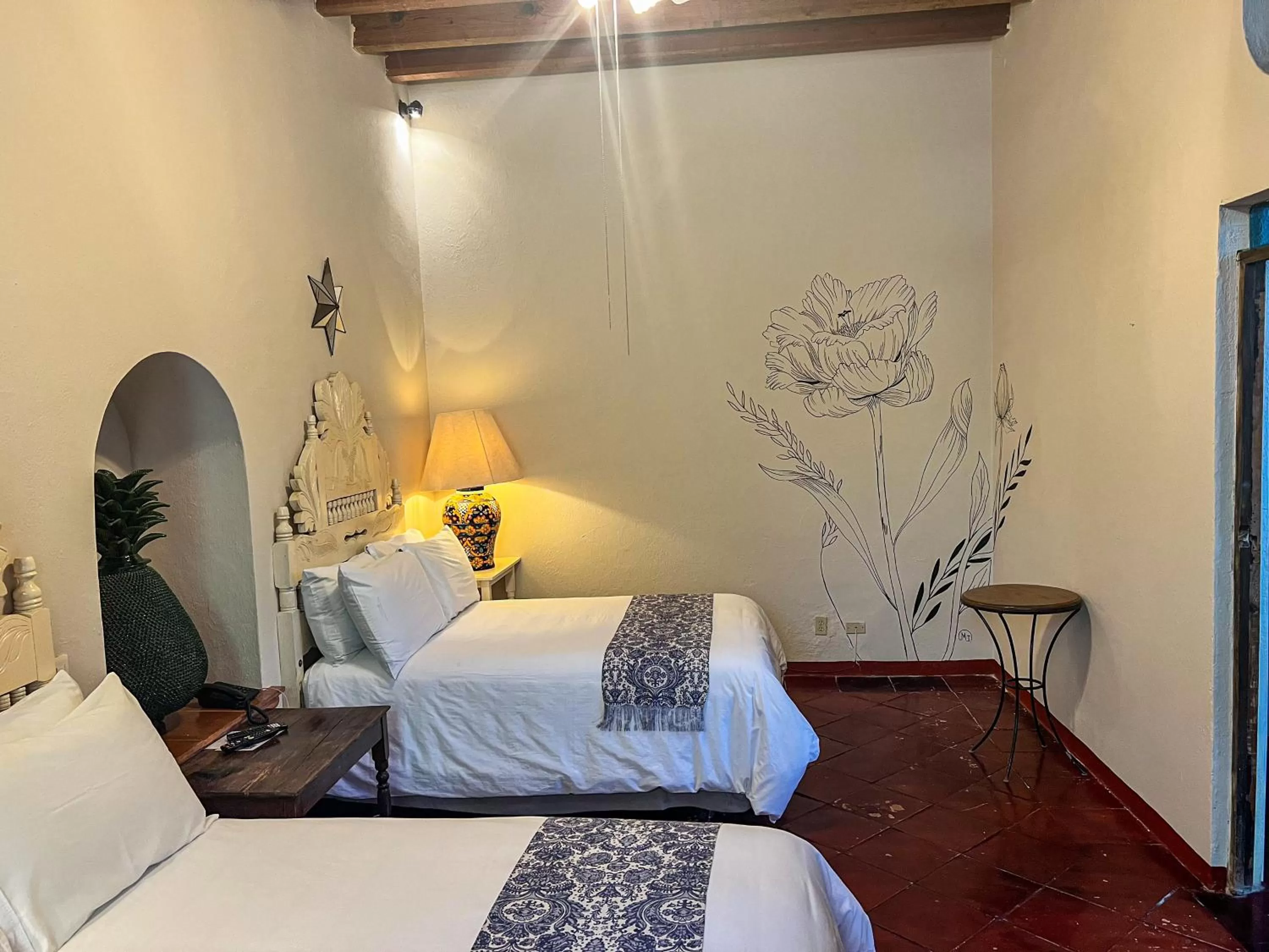 Bed in Hacienda de las Flores