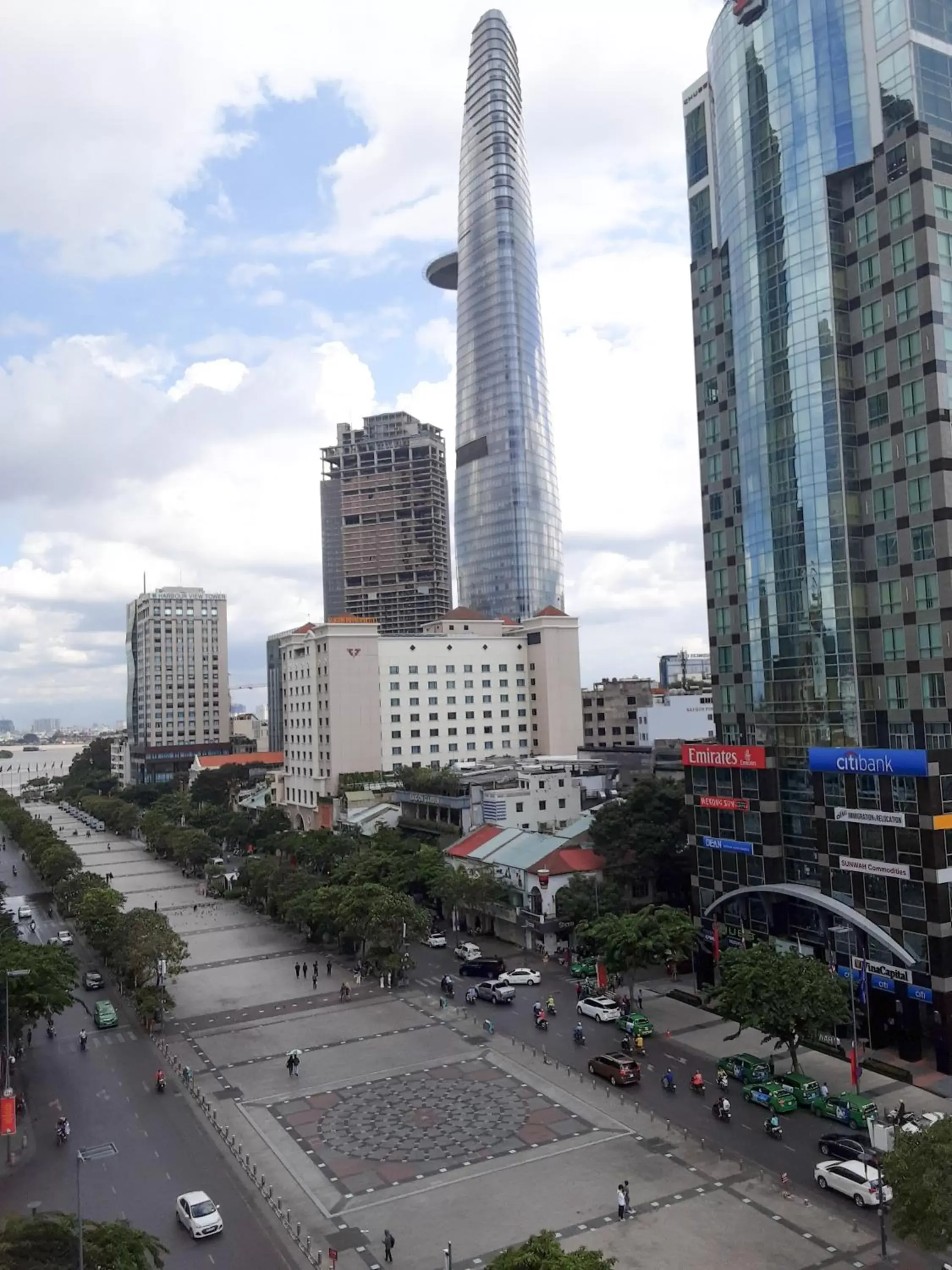 City view in Oscar Saigon Hotel