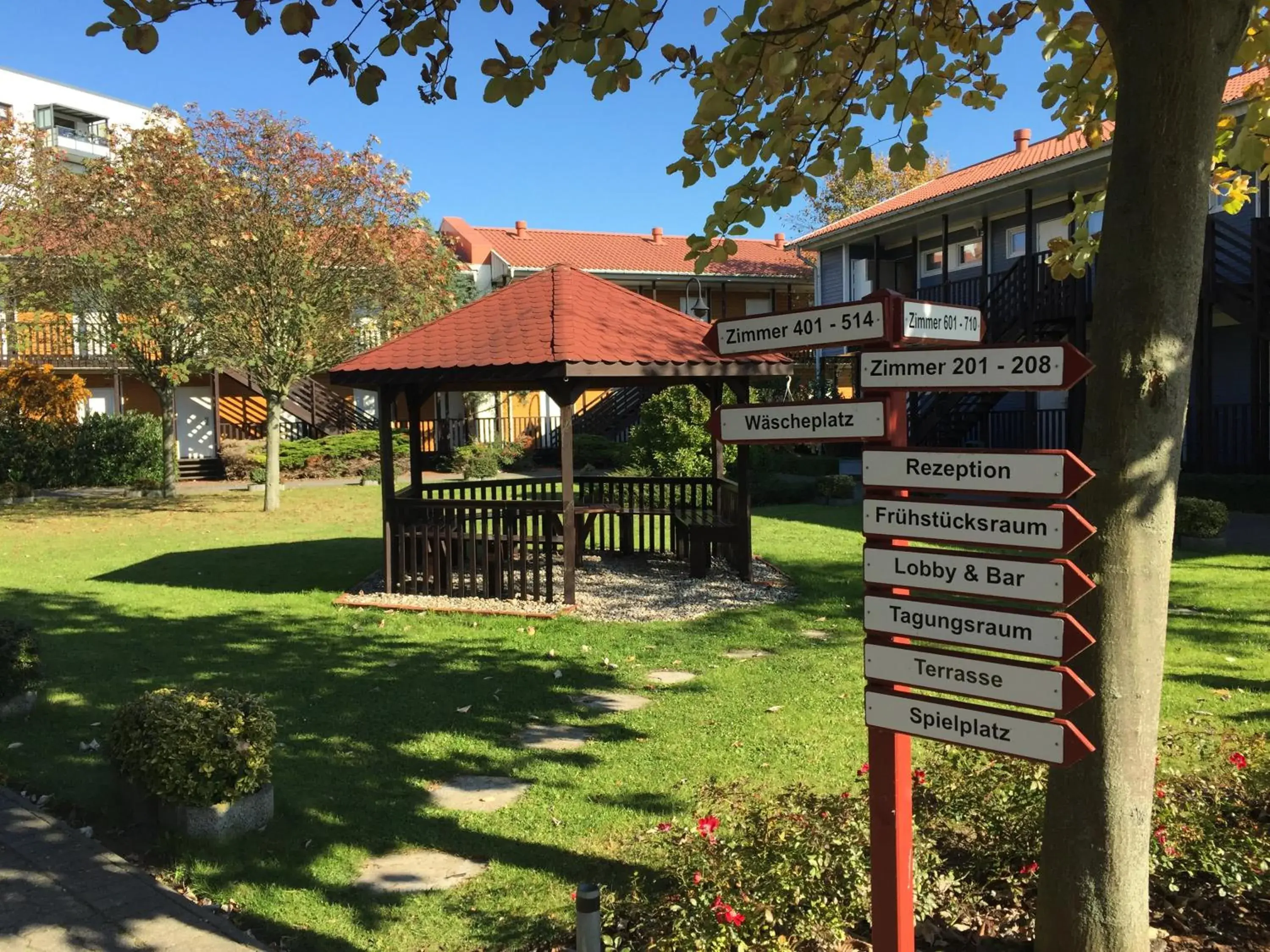 Garden view, Property Building in Schwedenhaus Wismar