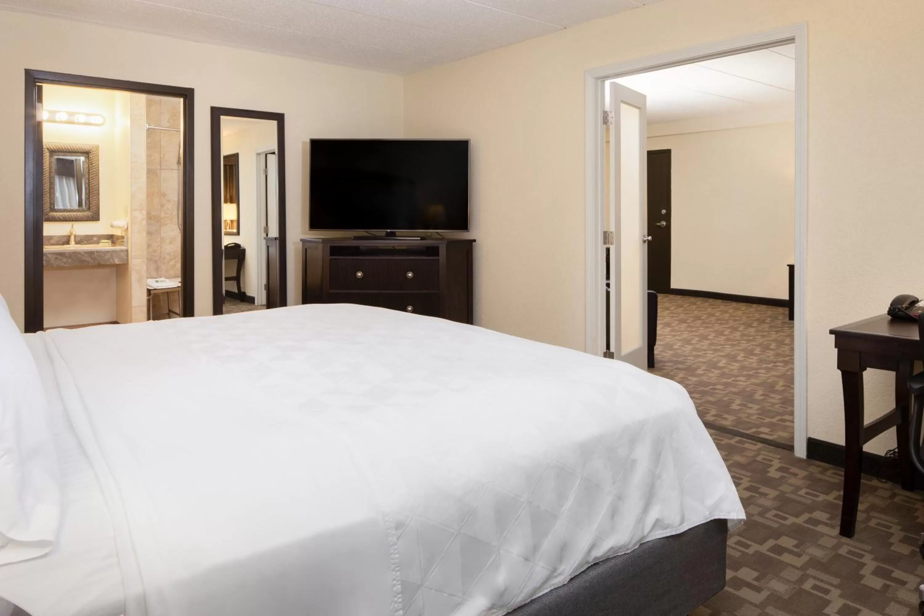 Photo of the whole room, Bed in Holiday Inn and Suites Charleston West by IHG