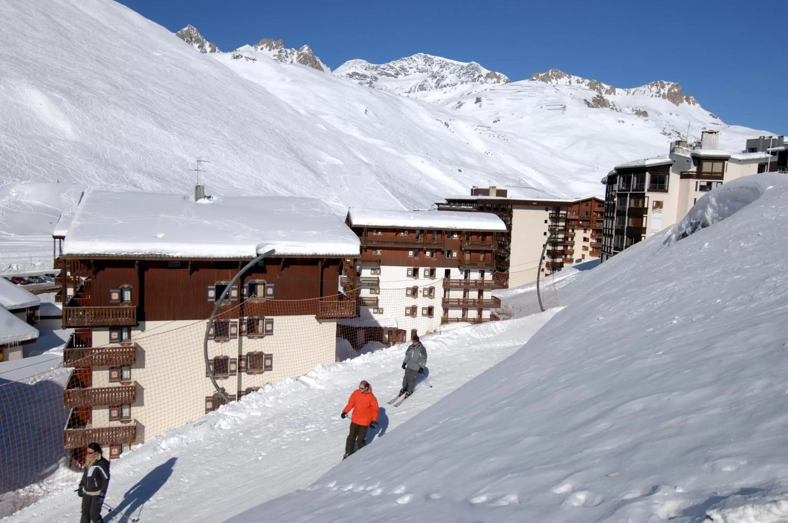 Property building, Winter in Odalys Chalet Alpina