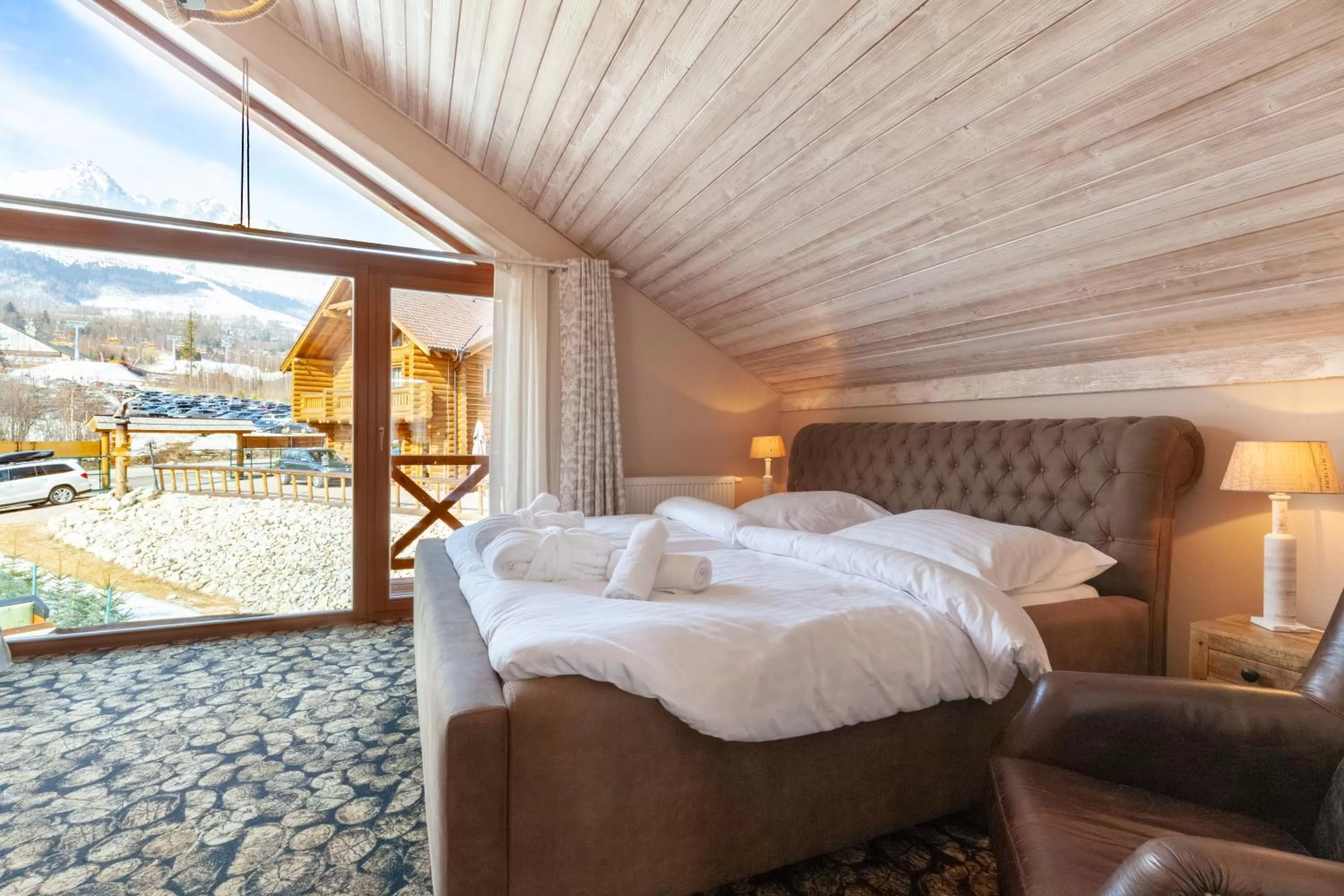 Bedroom, Bed in Chalets CEDER 1