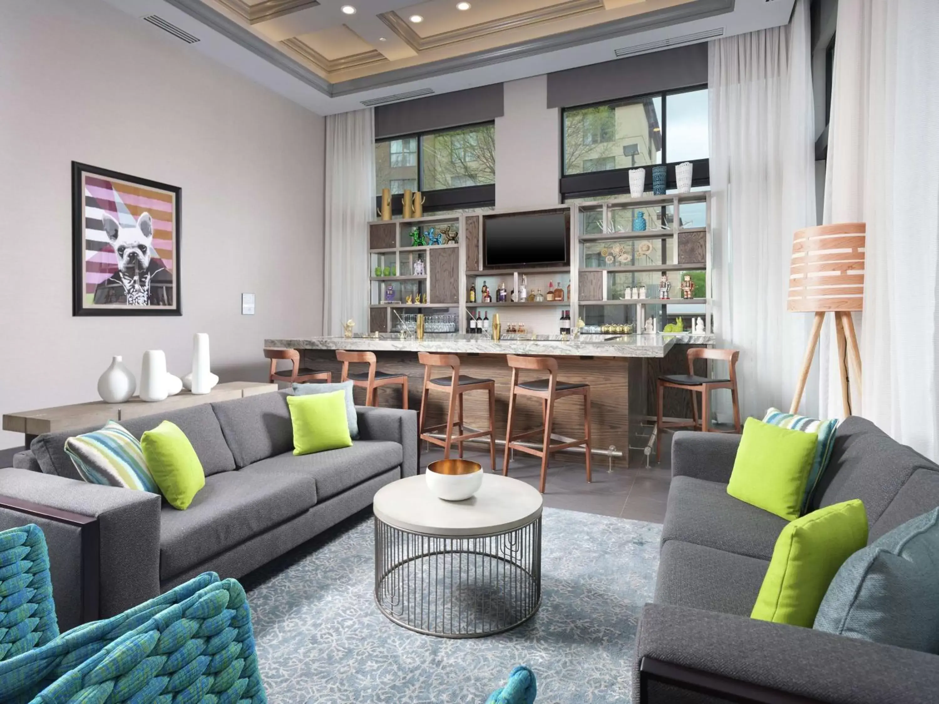 Lounge or bar, Seating Area in Hampton Inn & Suites Atlanta Decatur/Emory