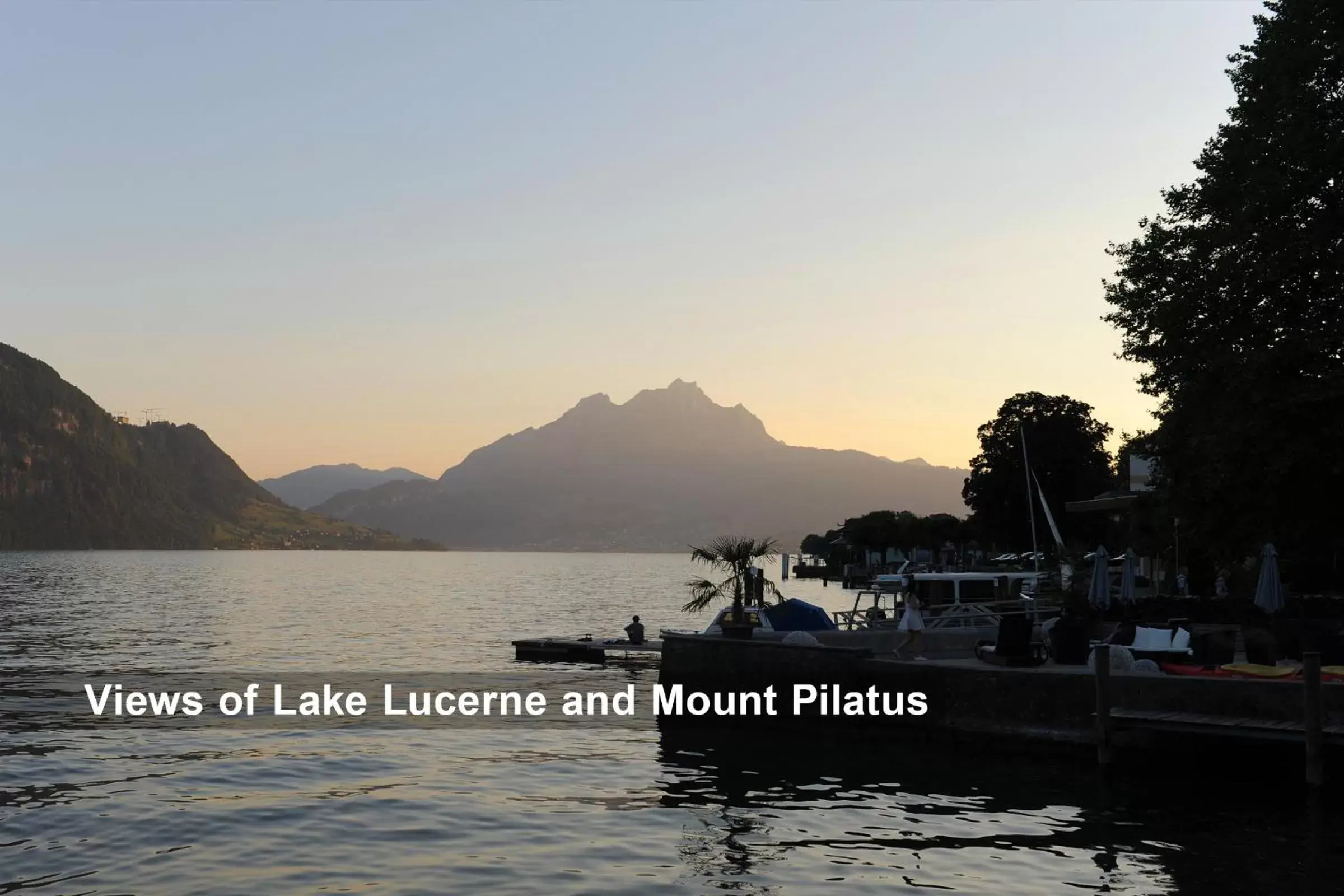 Lake view in Seehof Hotel Du Lac