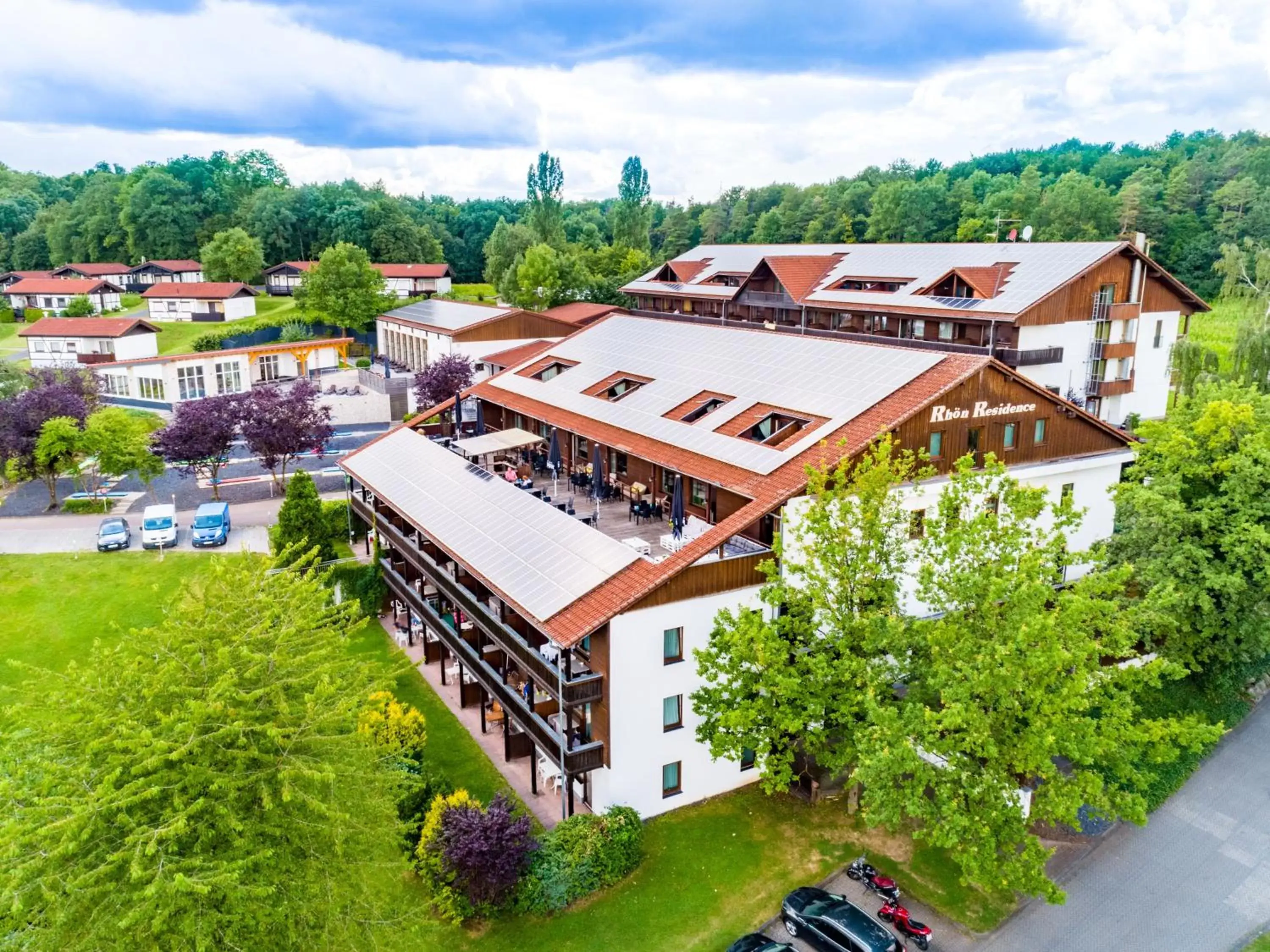 Property building, Bird's-eye View in Hotel Rhön Residence