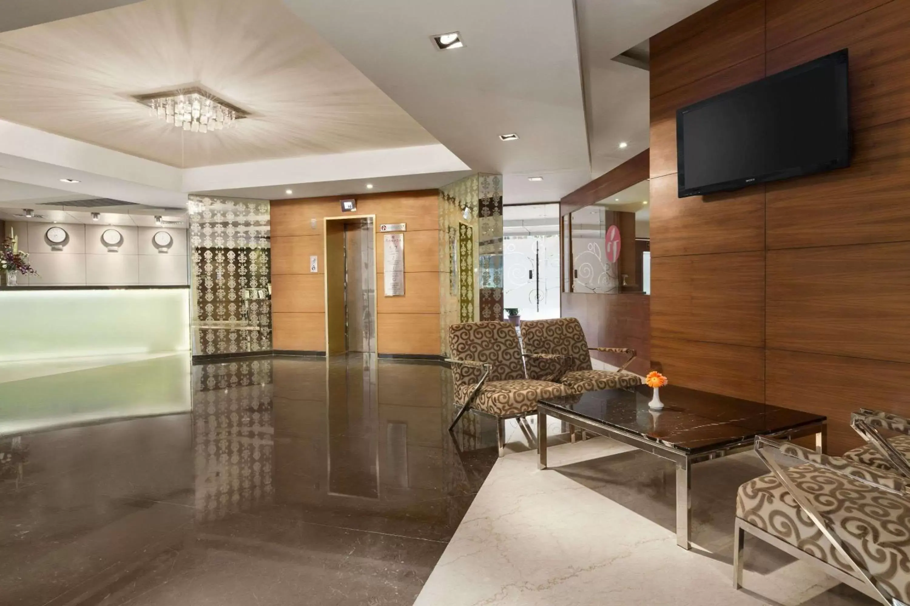 Lobby or reception in Ramada Navi Mumbai