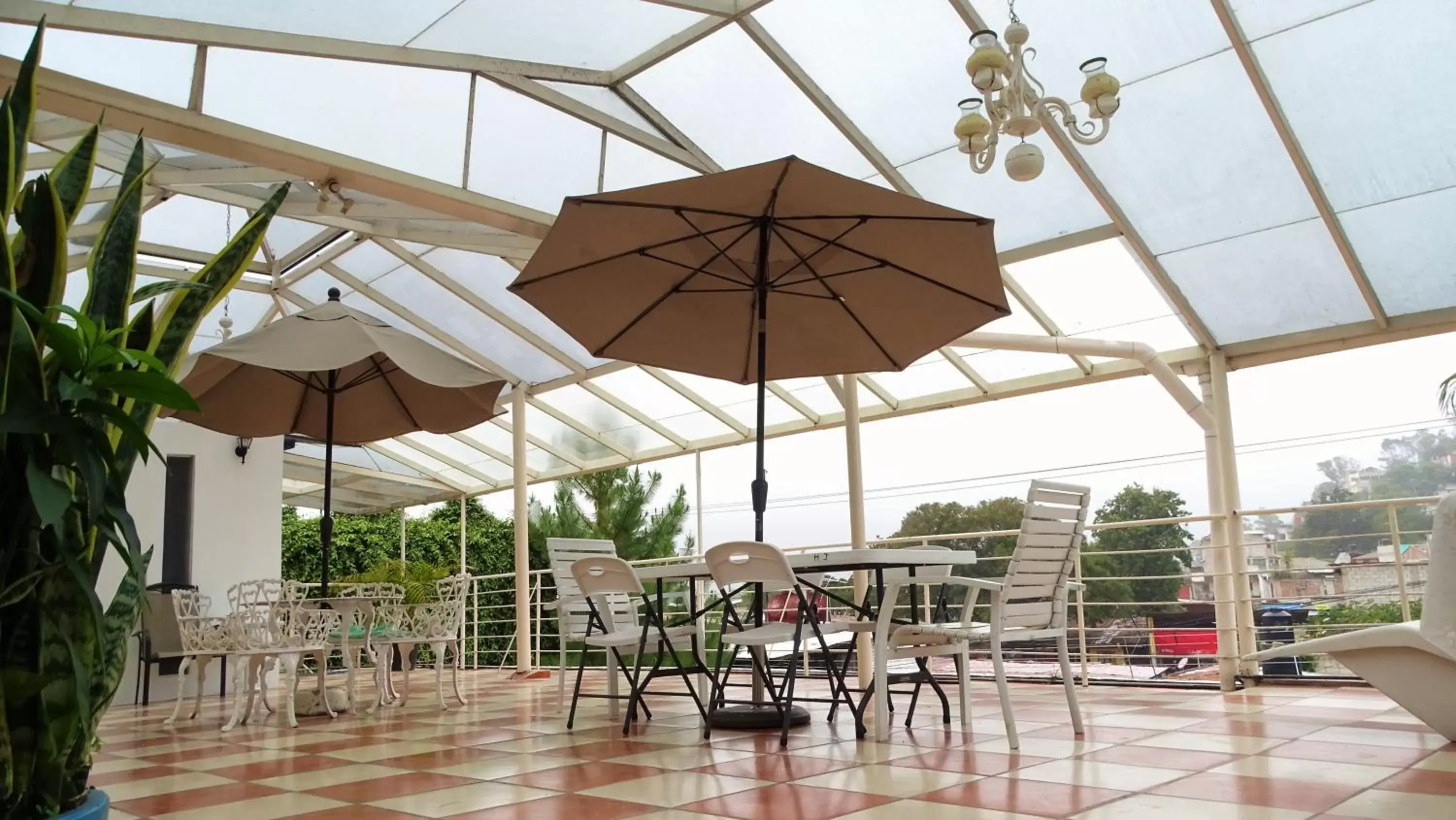 Balcony/Terrace, Restaurant/Places to Eat in Hotel Jardines Del Carmen