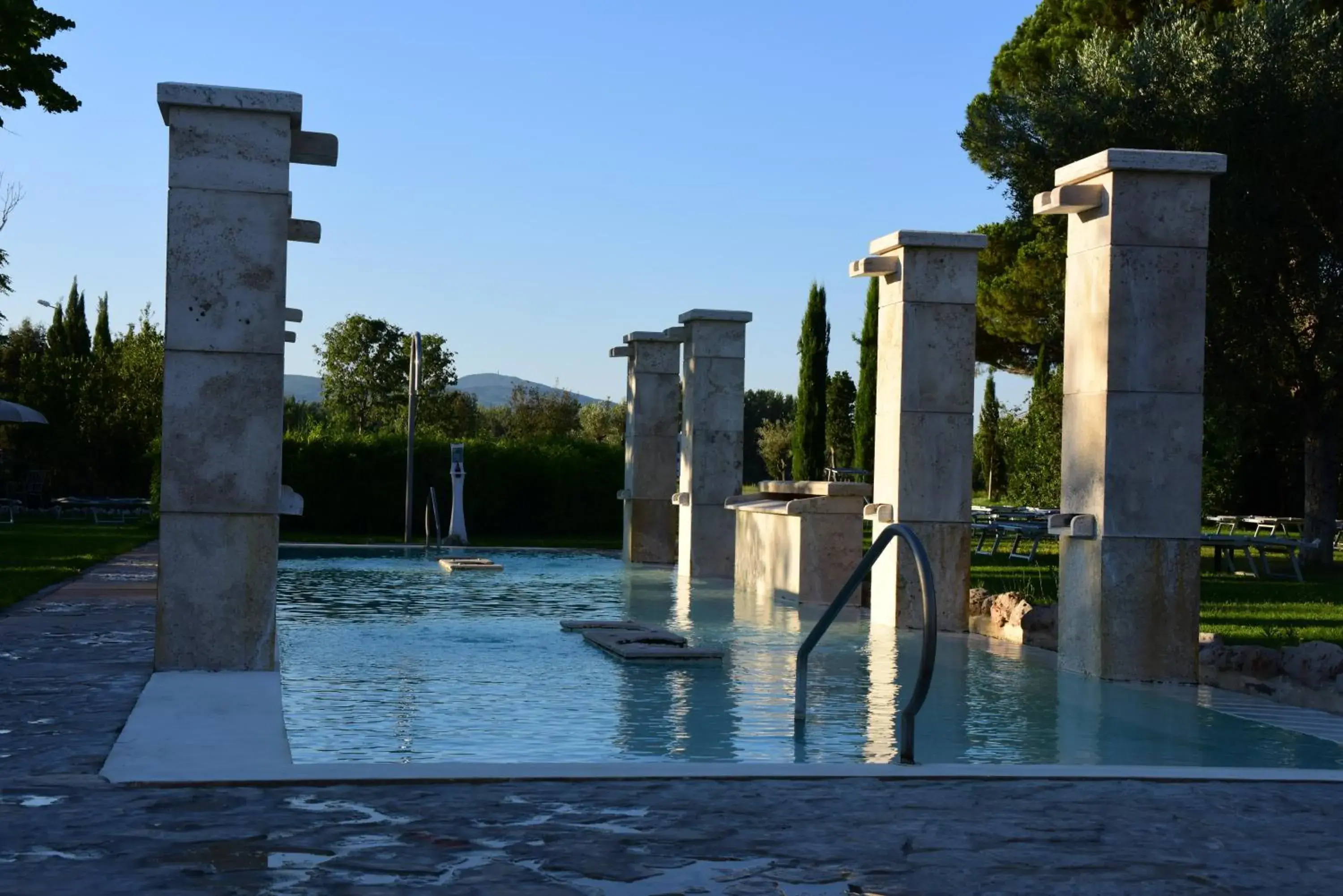 Hot Spring Bath, Swimming Pool in Hotel Salus Terme