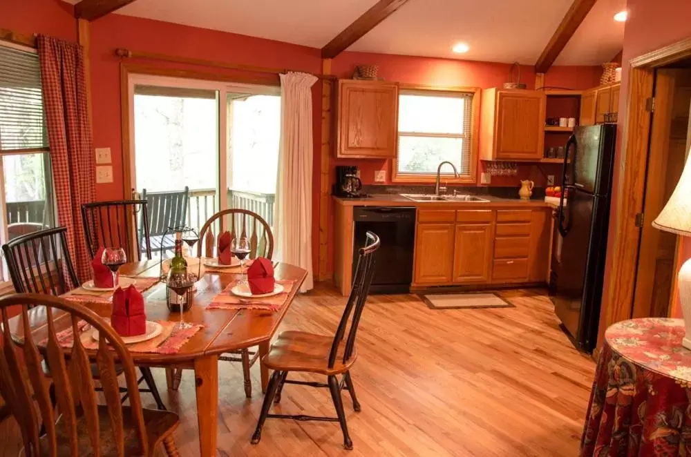 Kitchen or kitchenette, Kitchen/Kitchenette in Asheville Cabins of Willow Winds